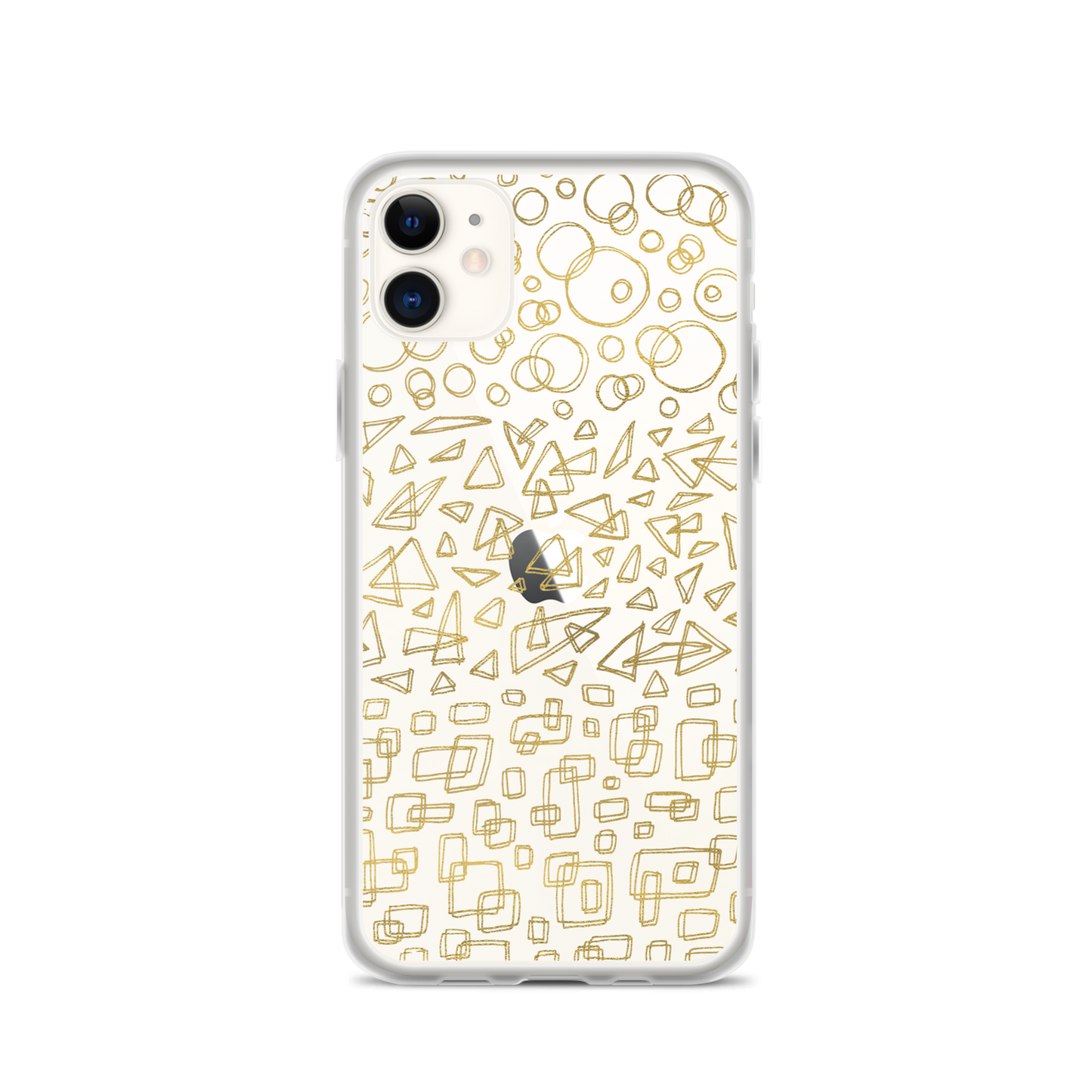 Geometrinity Gold Clear Case for iPhone®