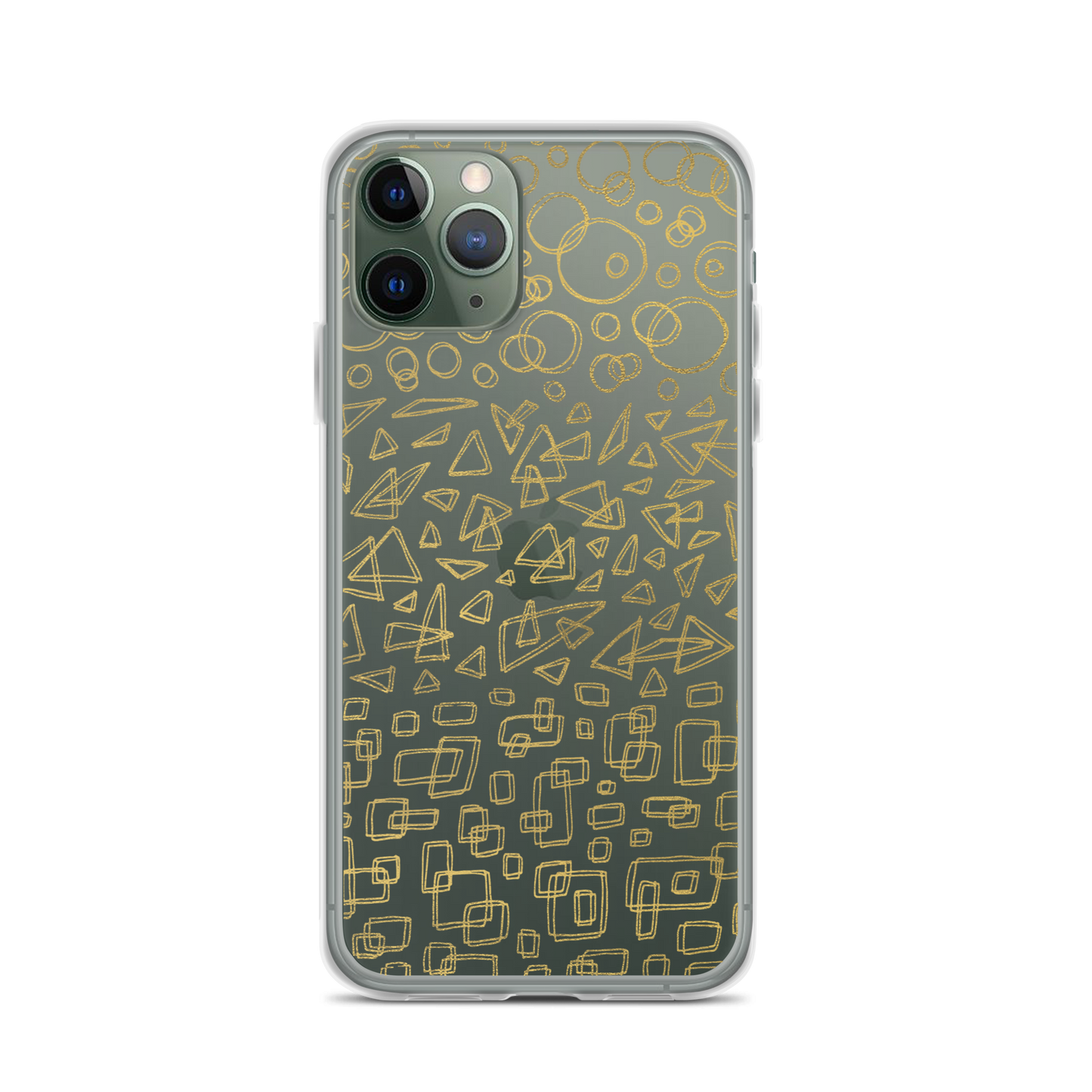 Geometrinity Gold Clear Case for iPhone®