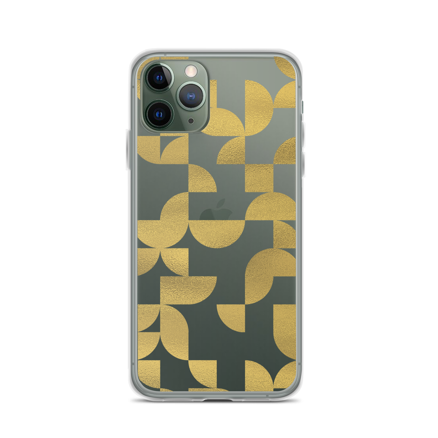 Geometria I Gold Clear Case for iPhone®