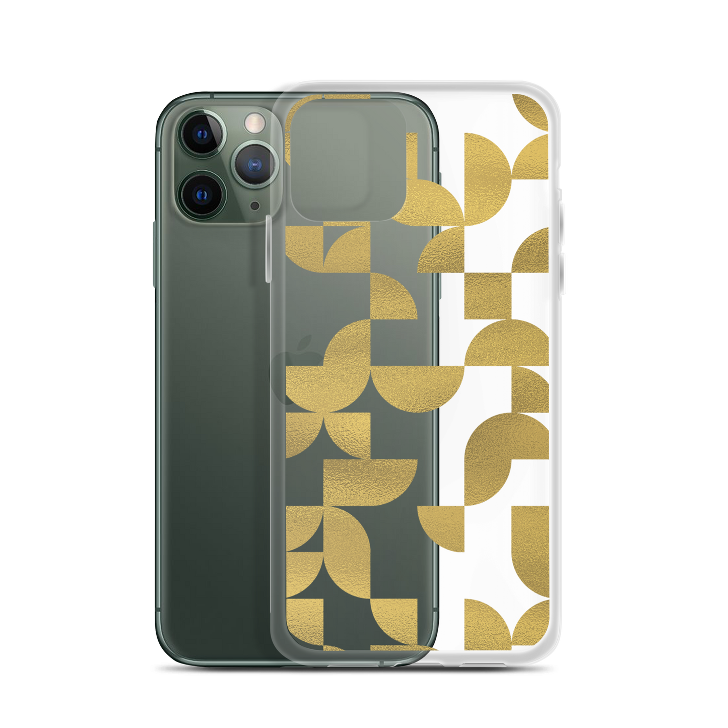 Geometria I Gold Clear Case for iPhone®