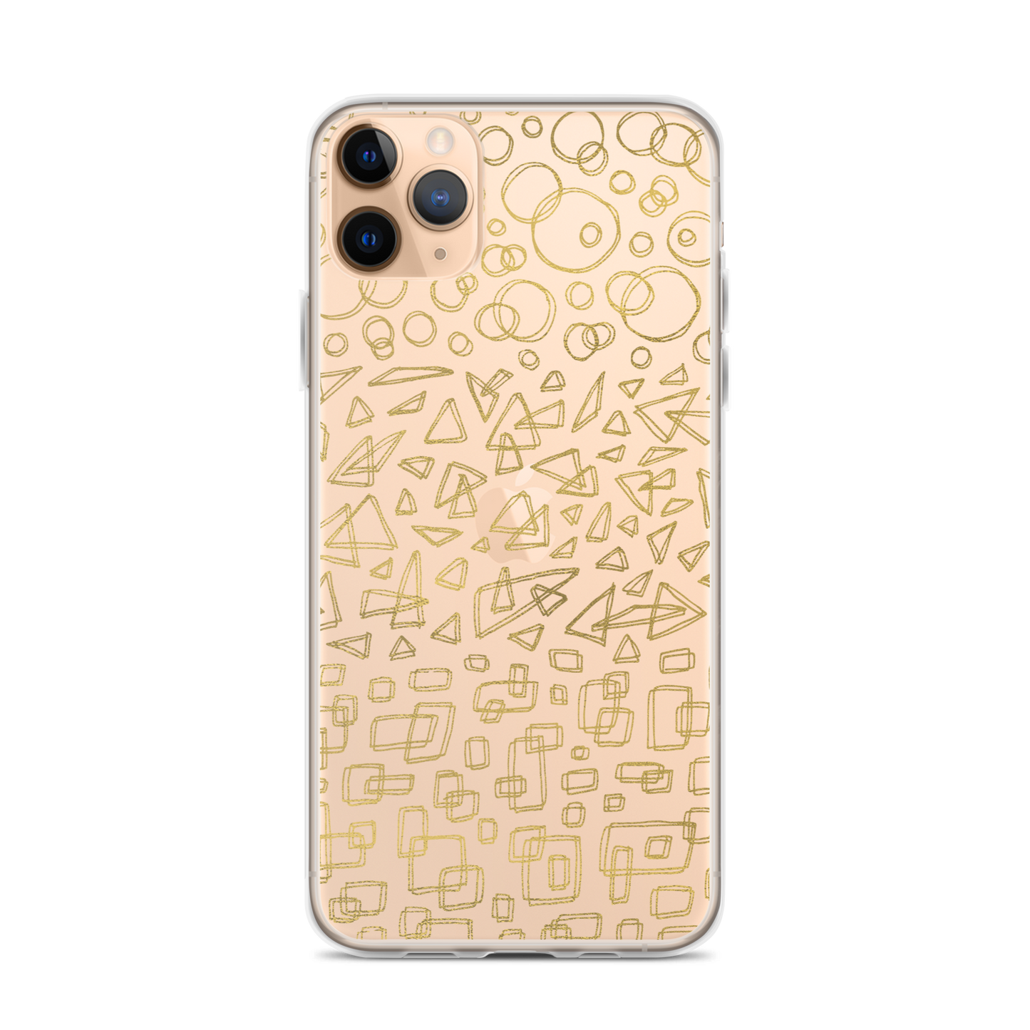 Geometrinity Gold Clear Case for iPhone®