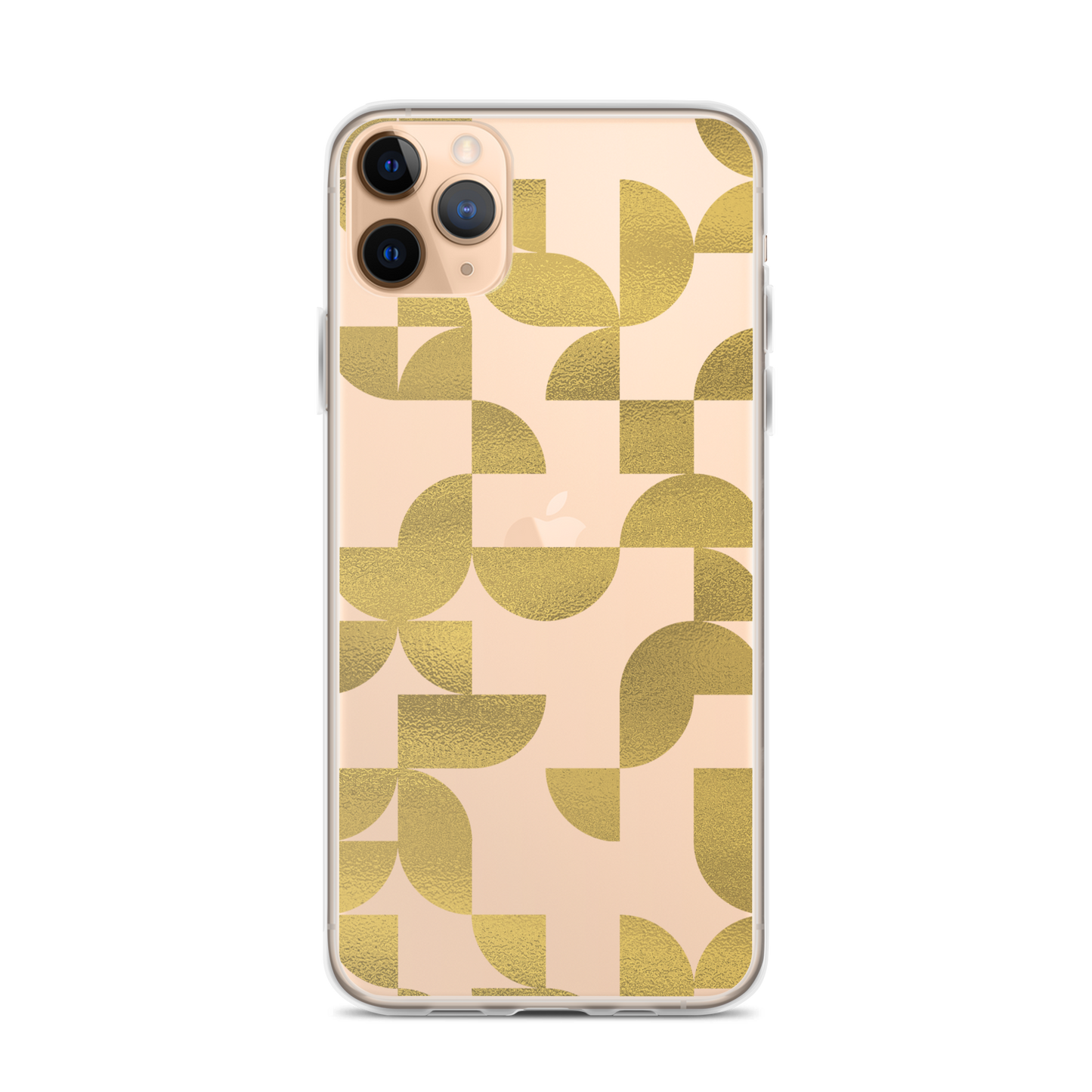 Geometria I Gold Clear Case for iPhone®
