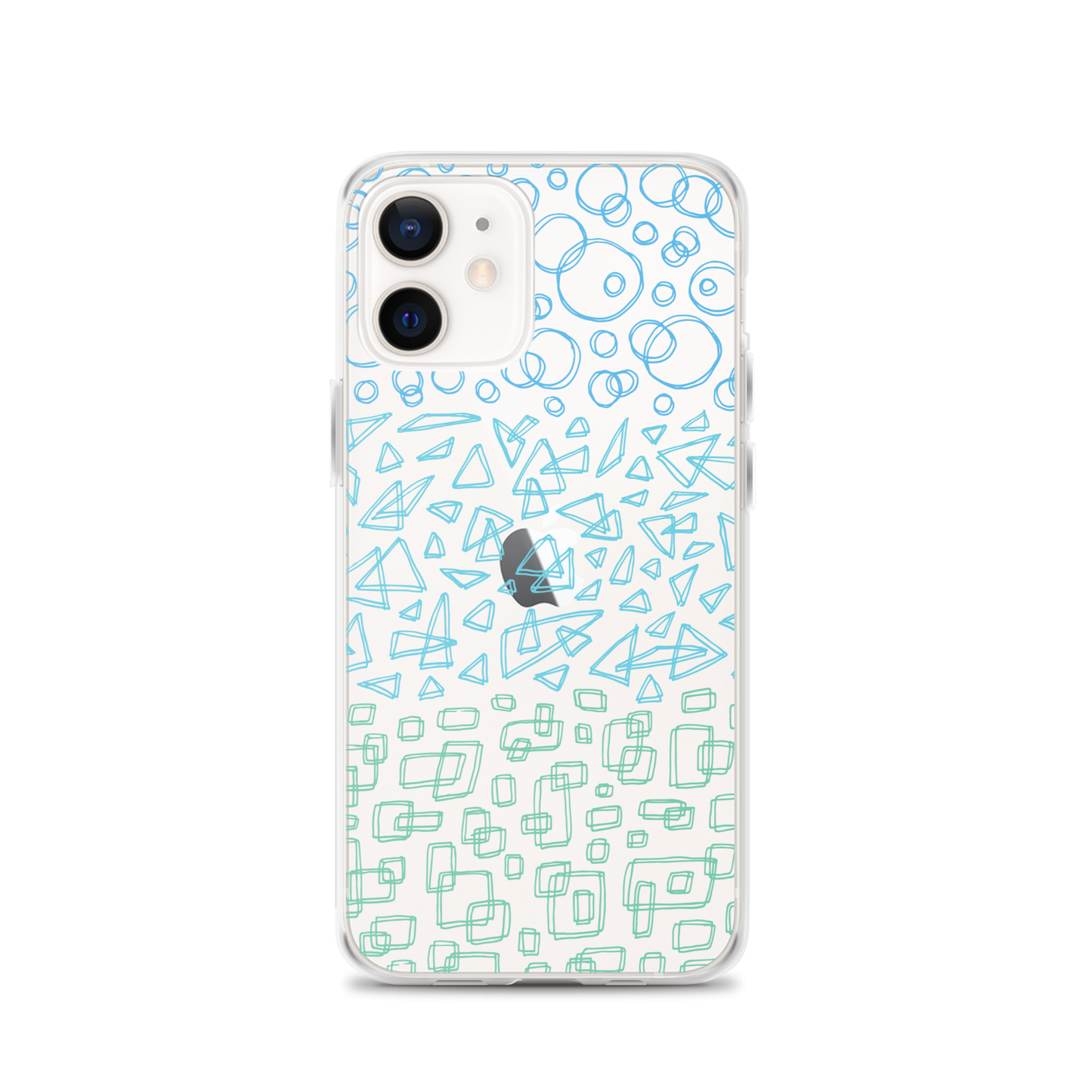 Geometrinity Azure Clear Case for iPhone®