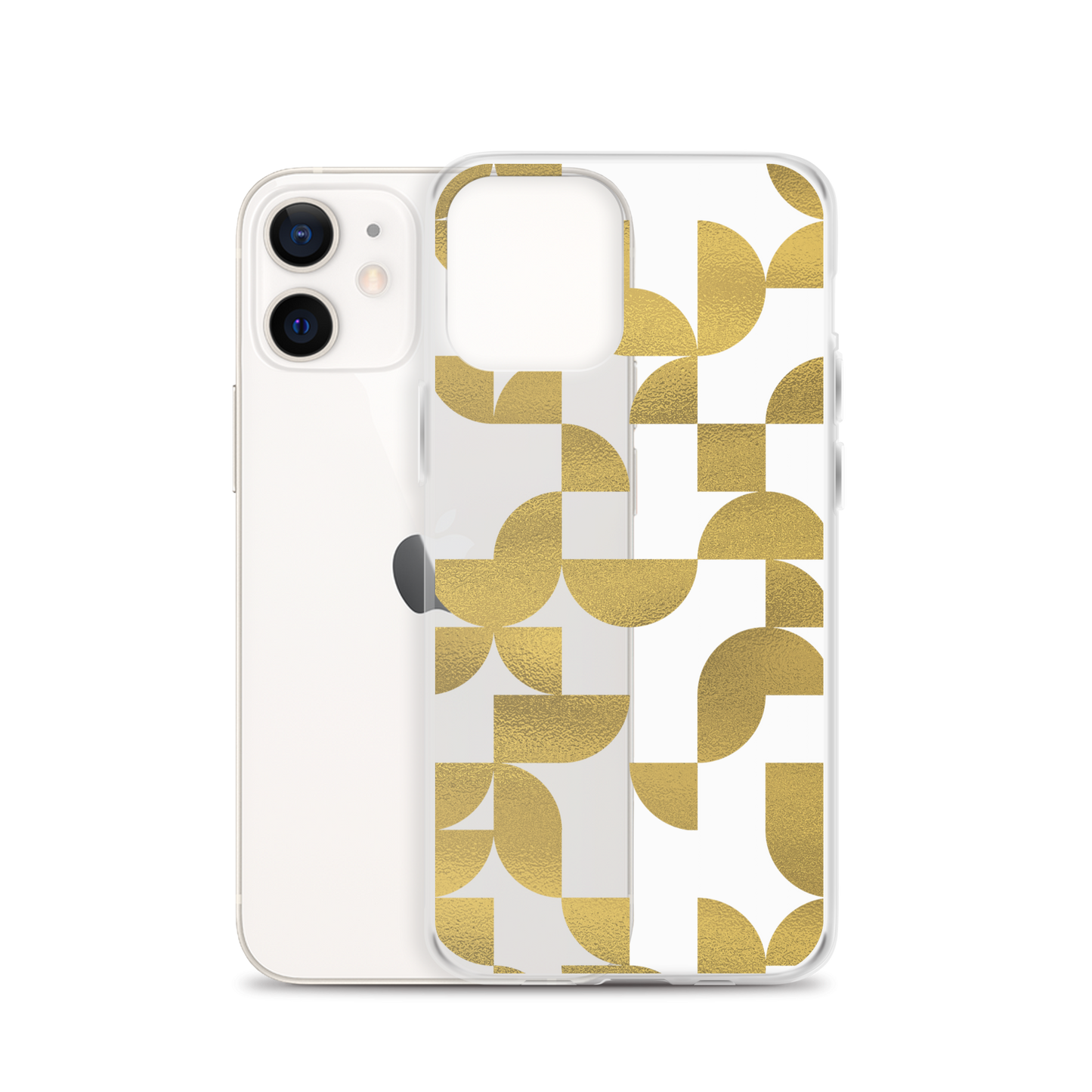 Geometria I Gold Clear Case for iPhone®