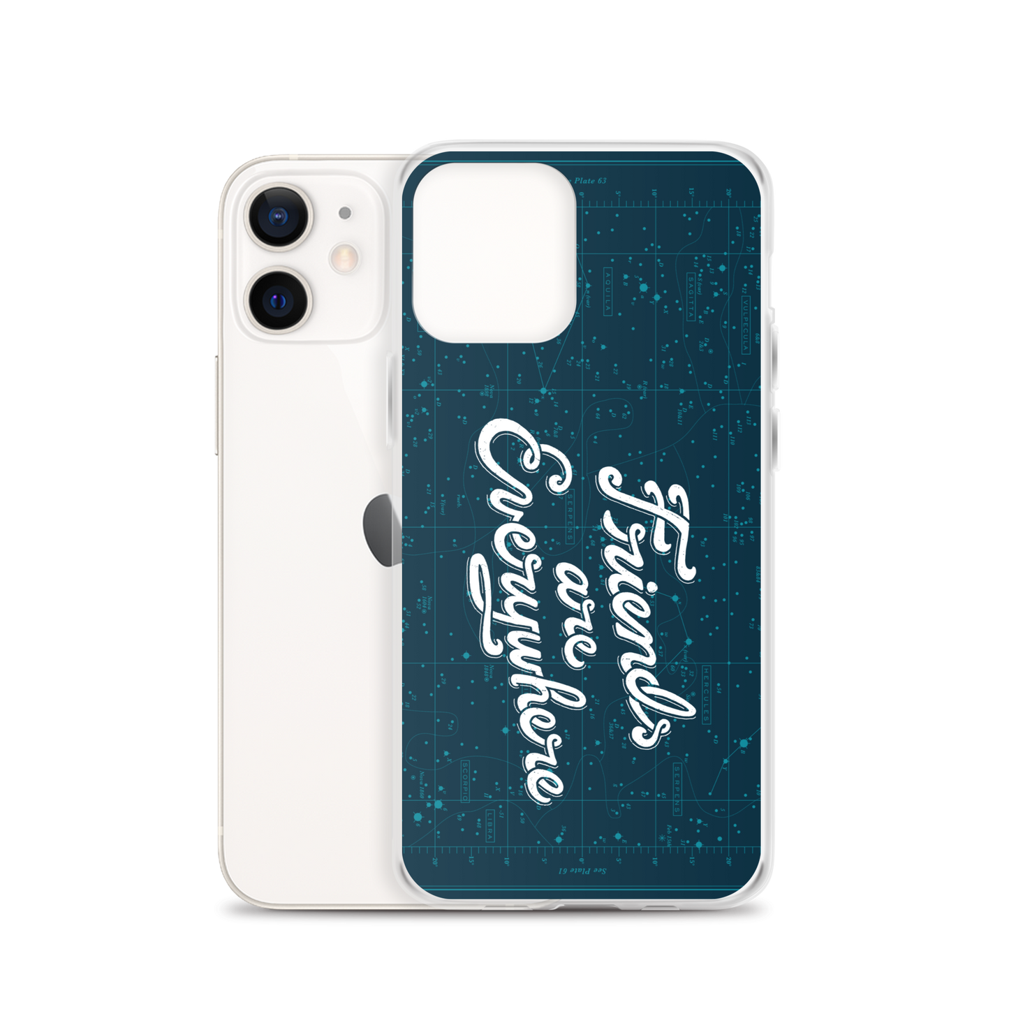 Friends Are Everywhere Clear Case for iPhone®