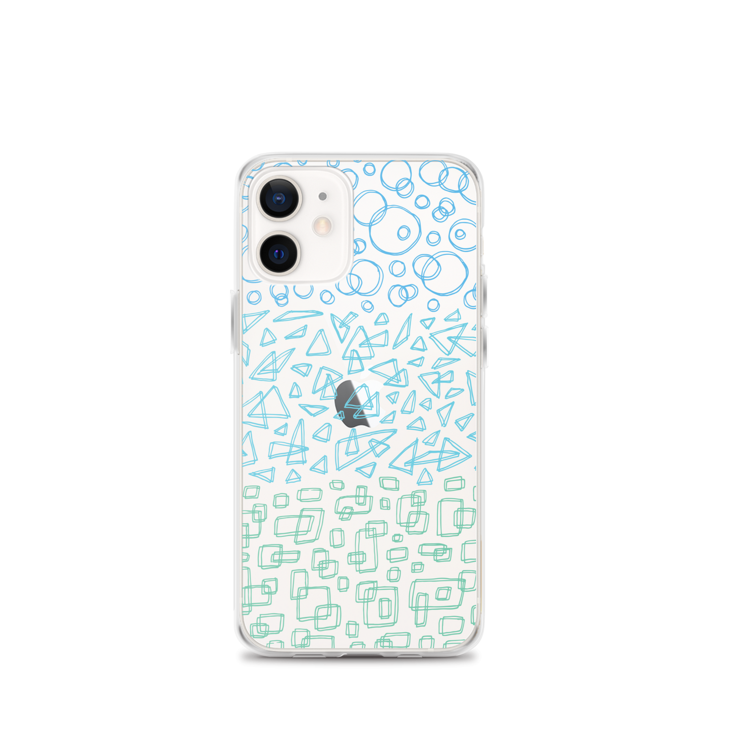 Geometrinity Azure Clear Case for iPhone®