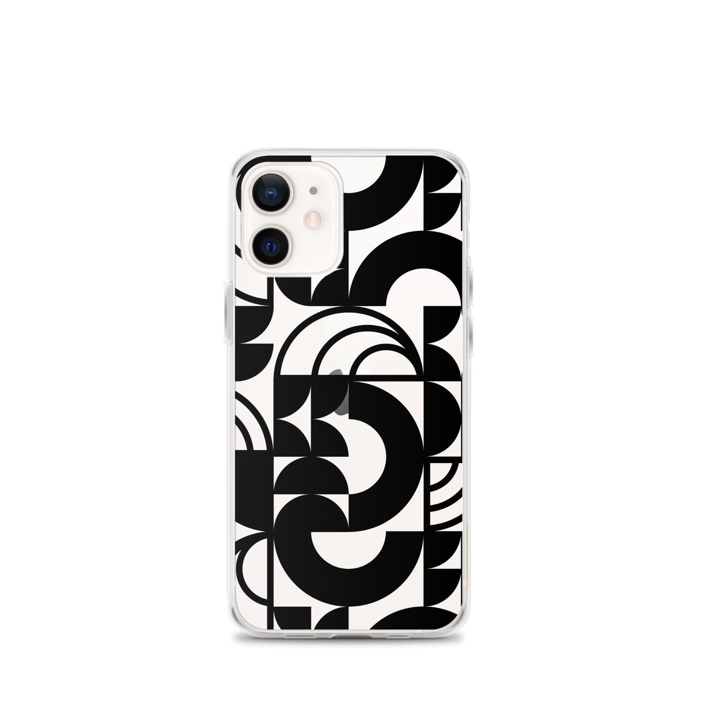 Geometria II Black Clear Case for iPhone®