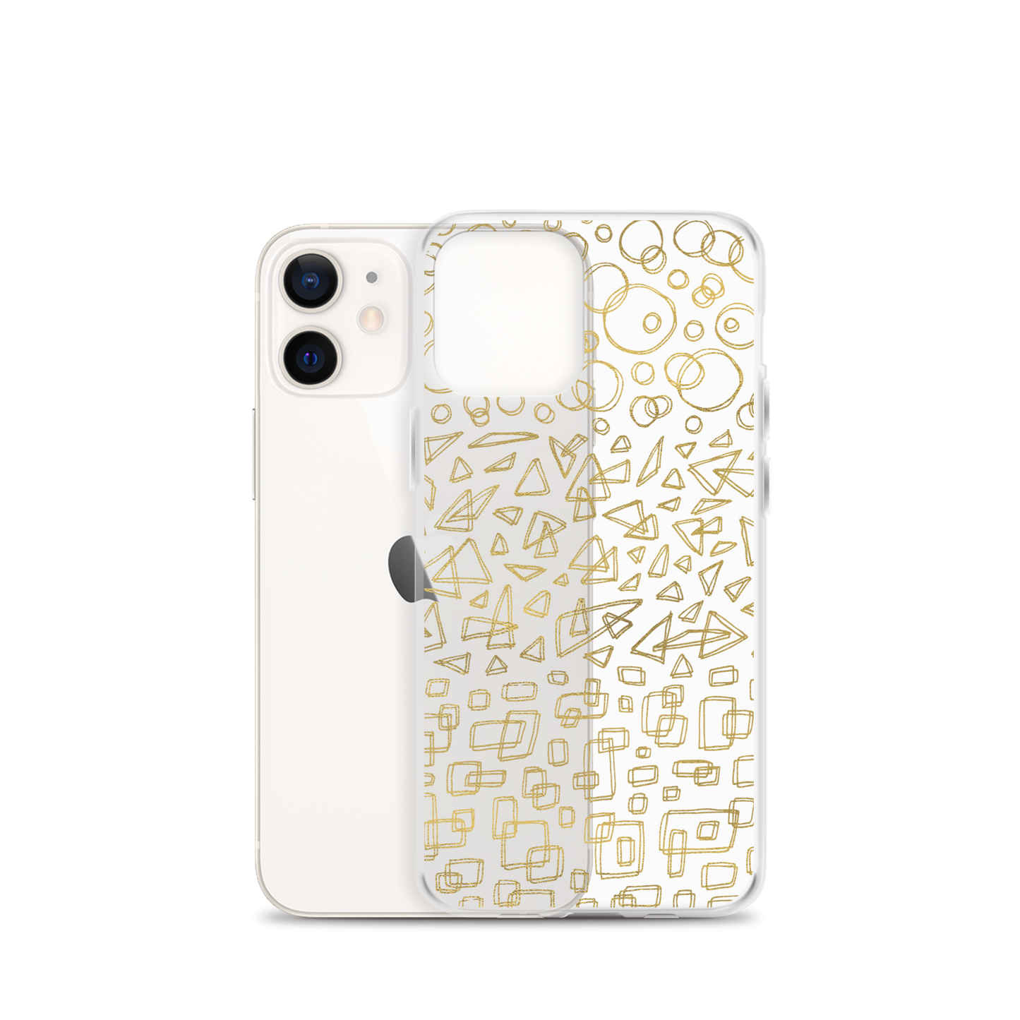 Geometrinity Gold Clear Case for iPhone®
