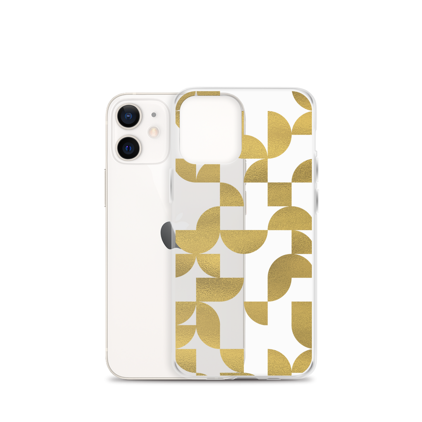 Geometria I Gold Clear Case for iPhone®