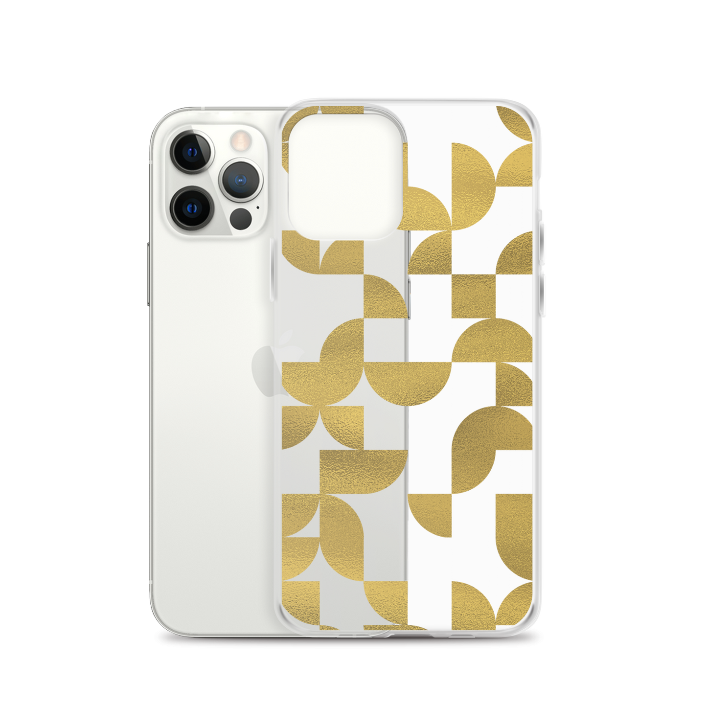 Geometria I Gold Clear Case for iPhone®