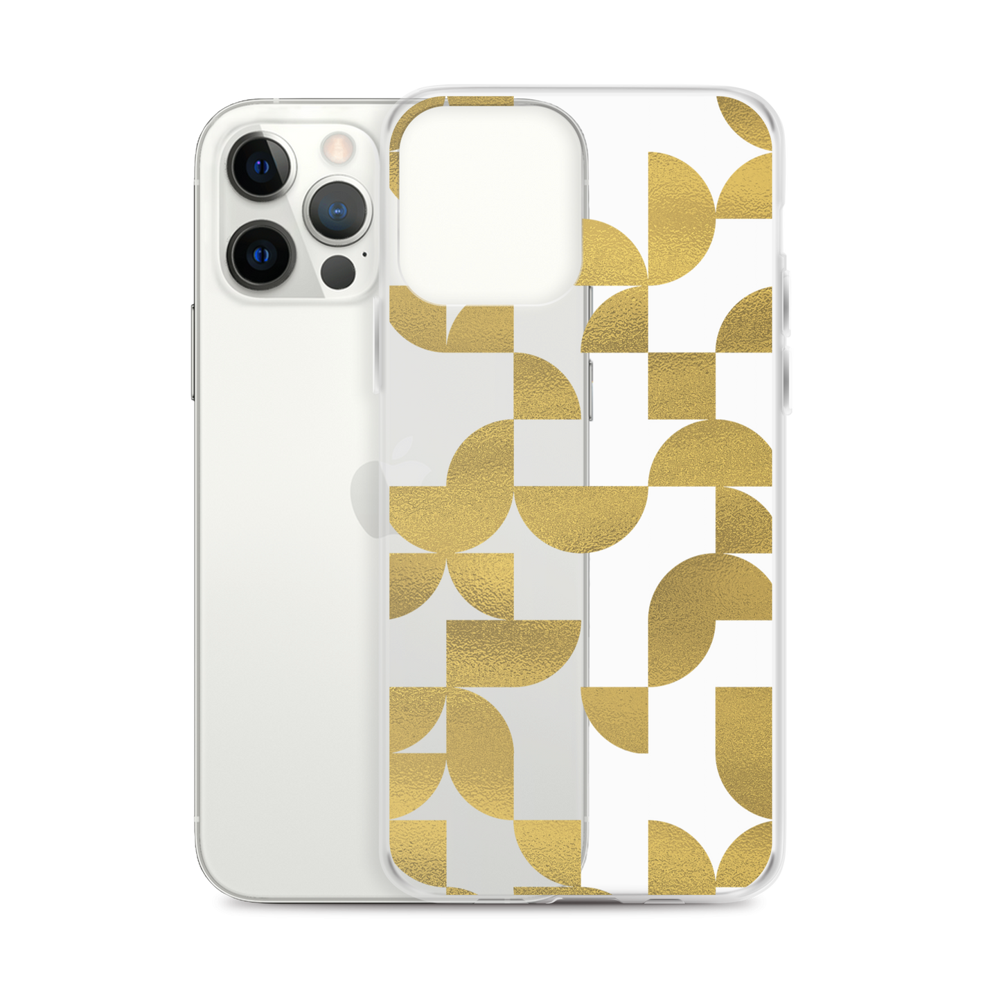 Geometria I Gold Clear Case for iPhone®