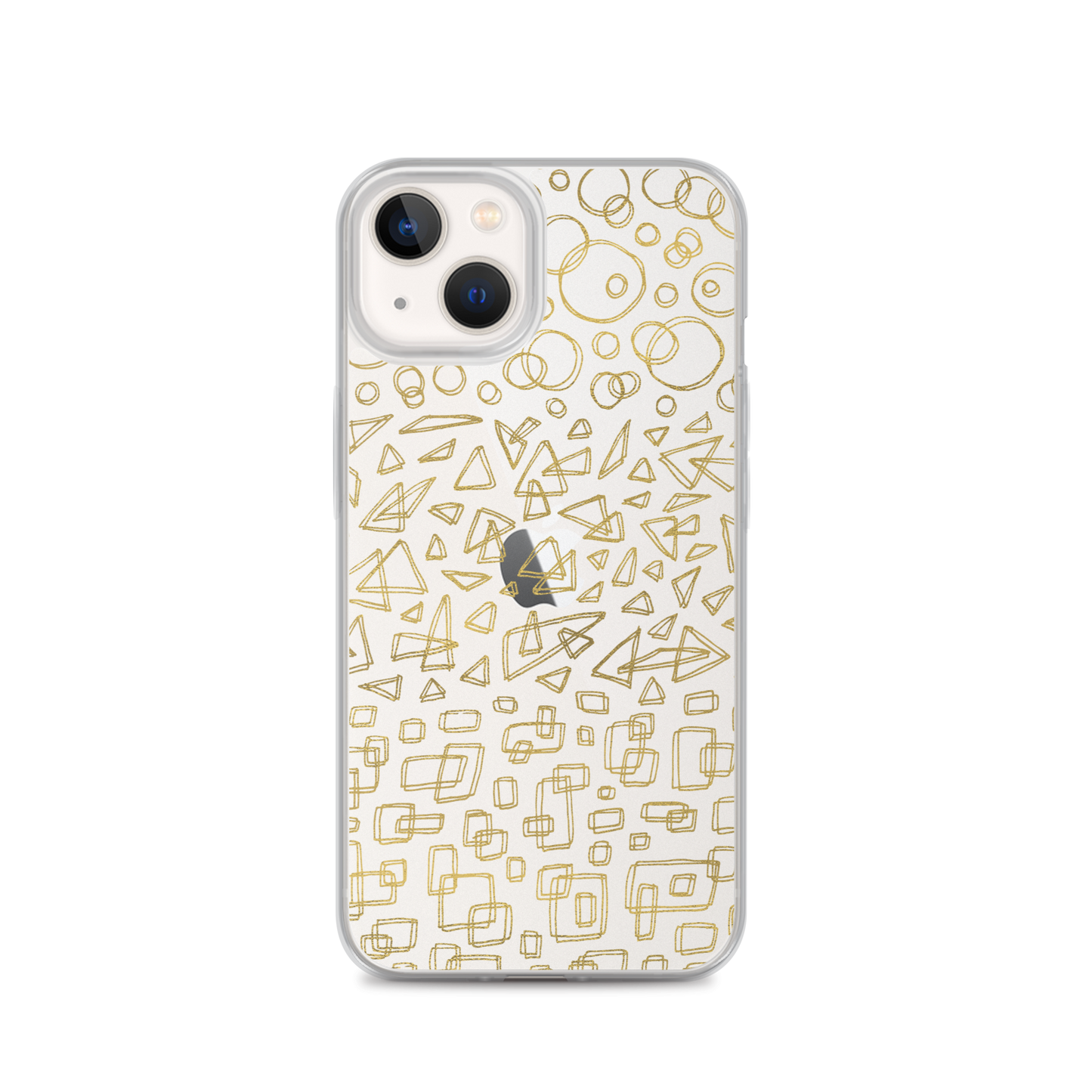 Geometrinity Gold Clear Case for iPhone®