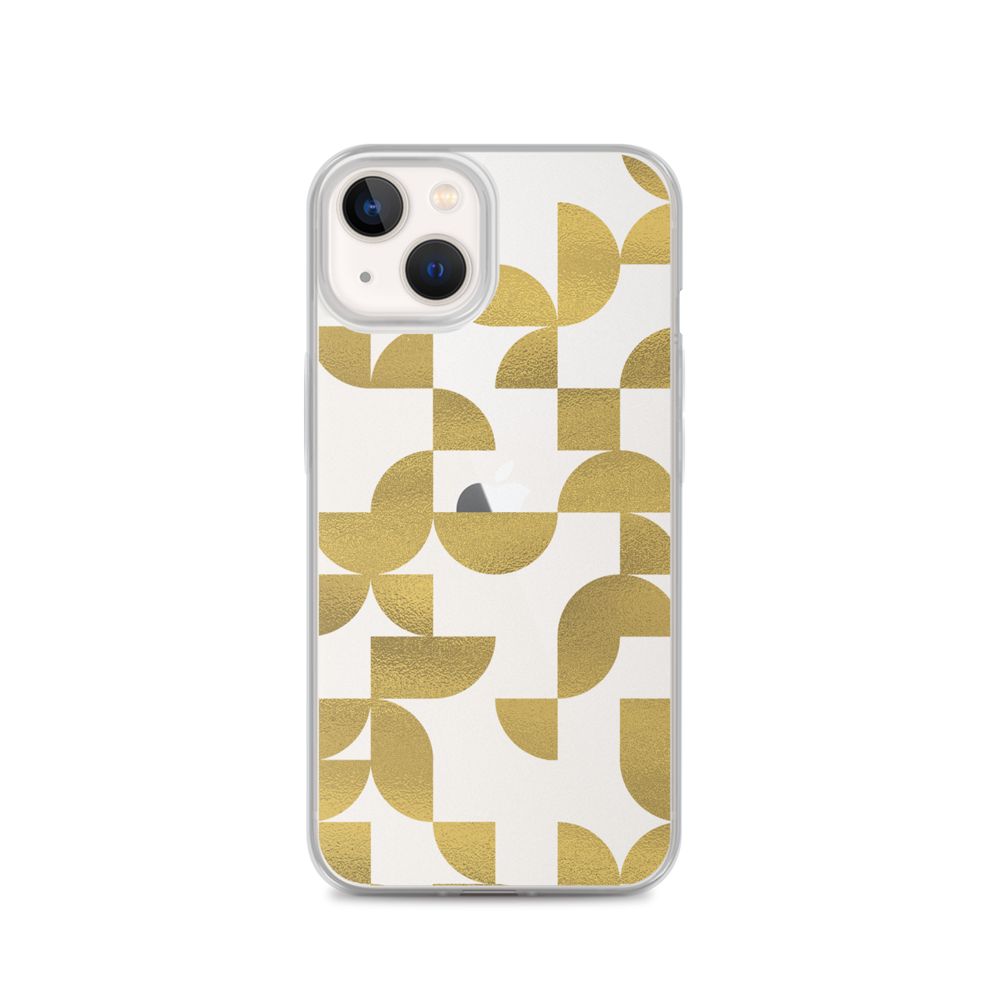 Geometria I Gold Clear Case for iPhone®
