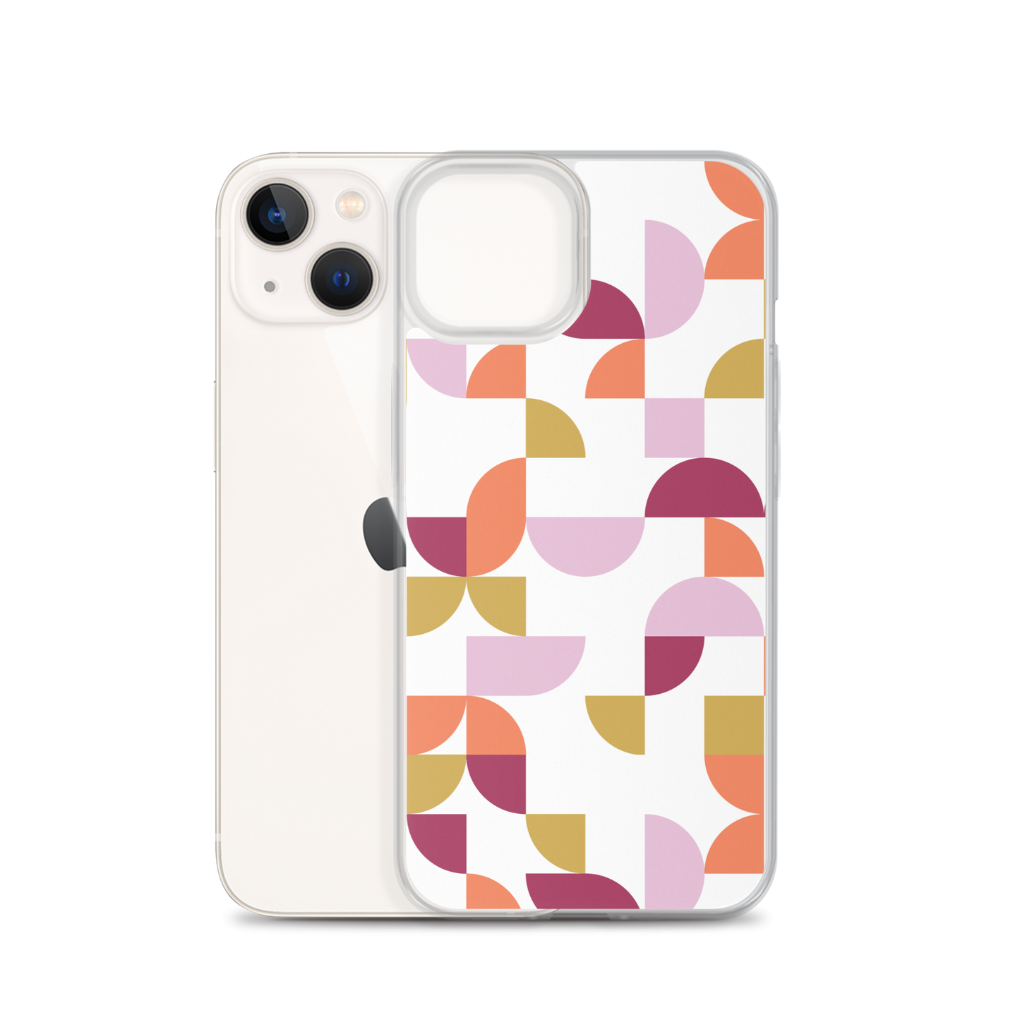 Geometria I Sunset Clear Case for iPhone®