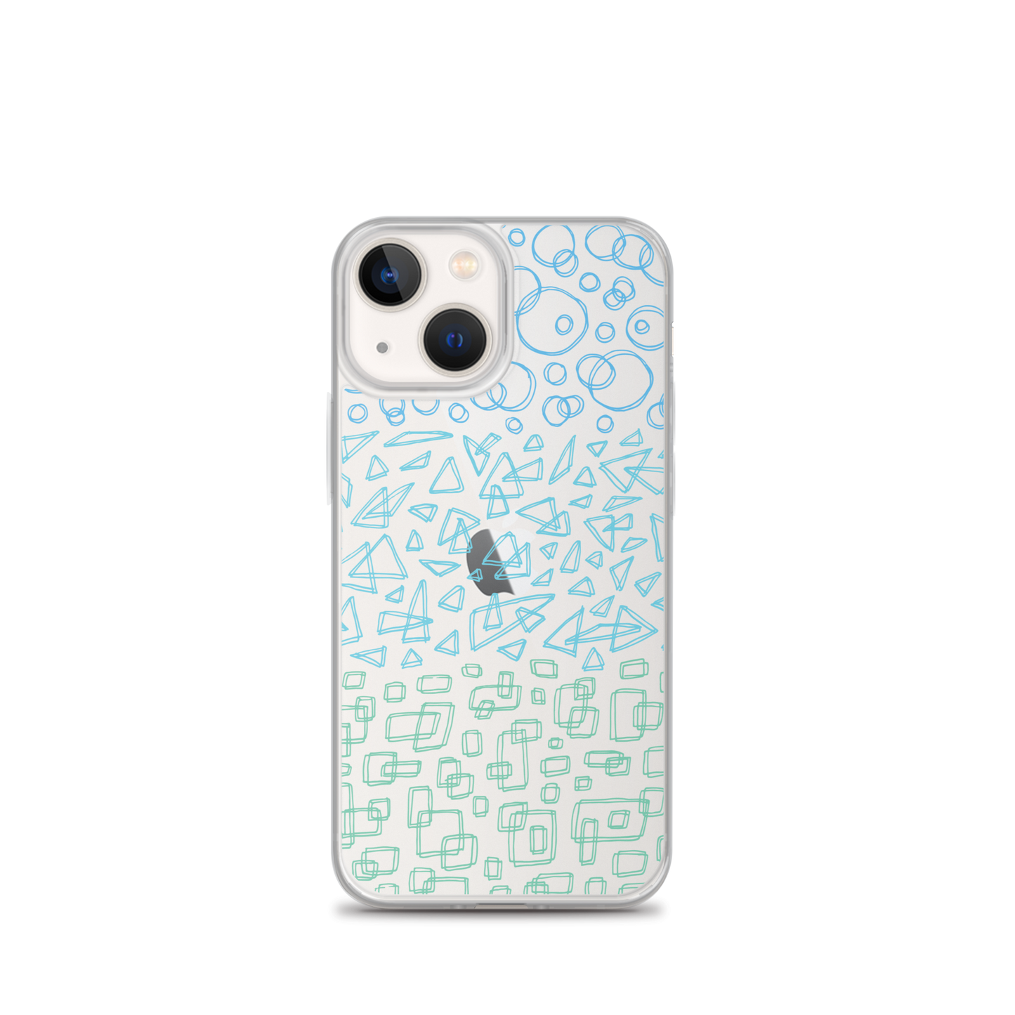 Geometrinity Azure Clear Case for iPhone®