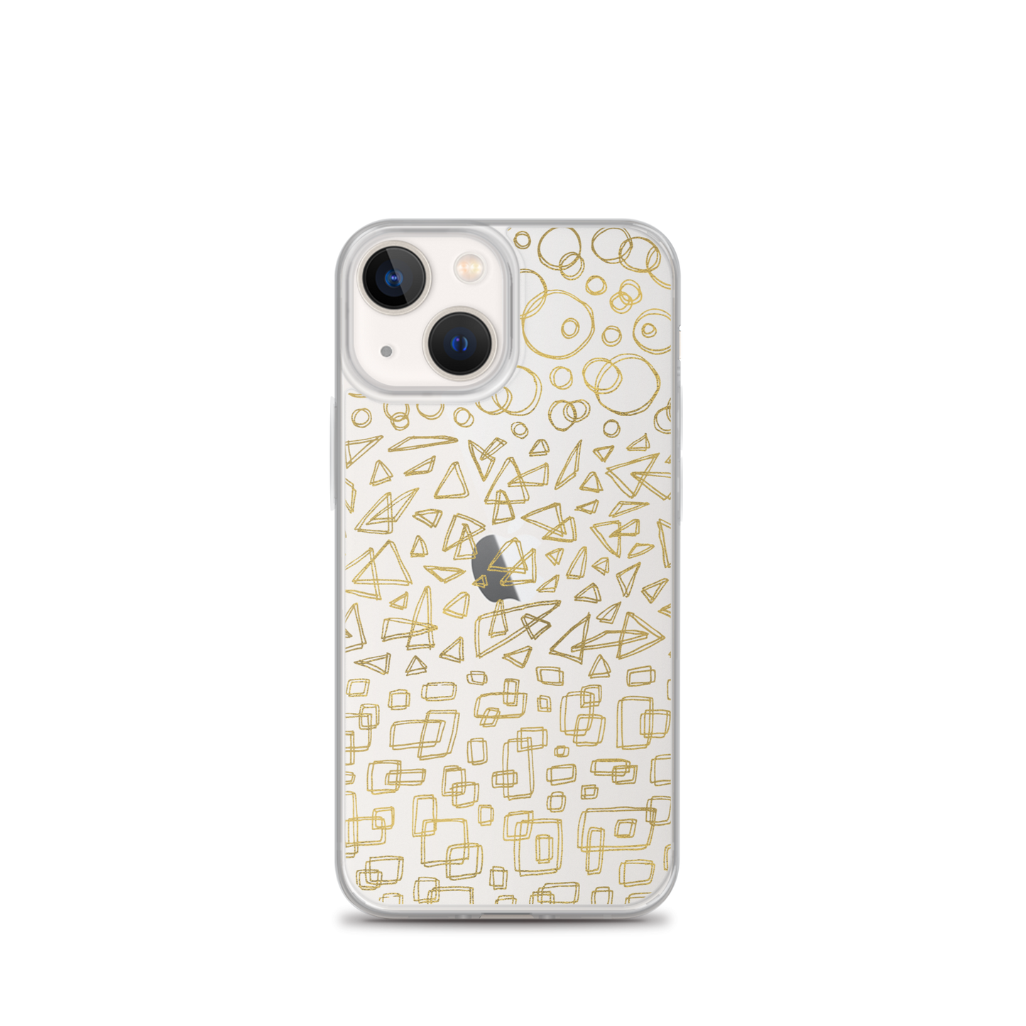 Geometrinity Gold Clear Case for iPhone®