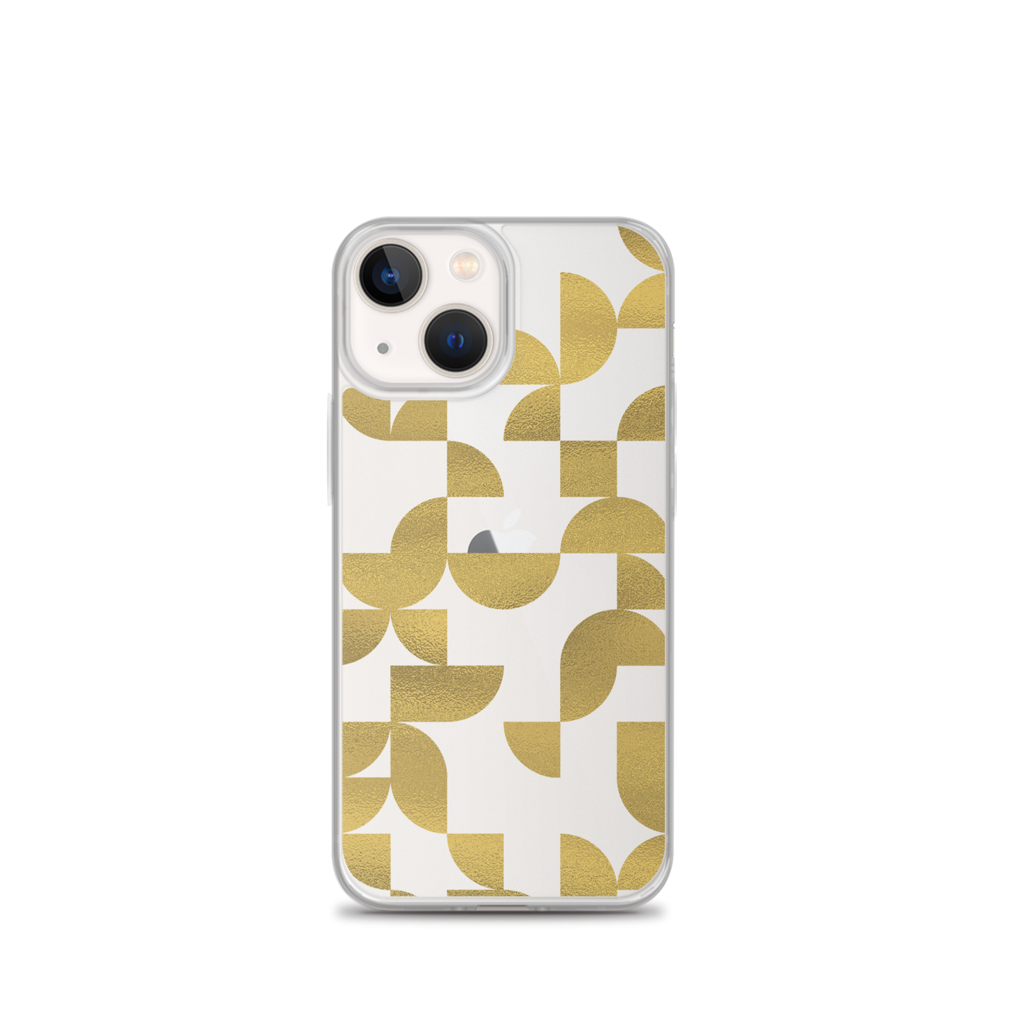 Geometria I Gold Clear Case for iPhone®