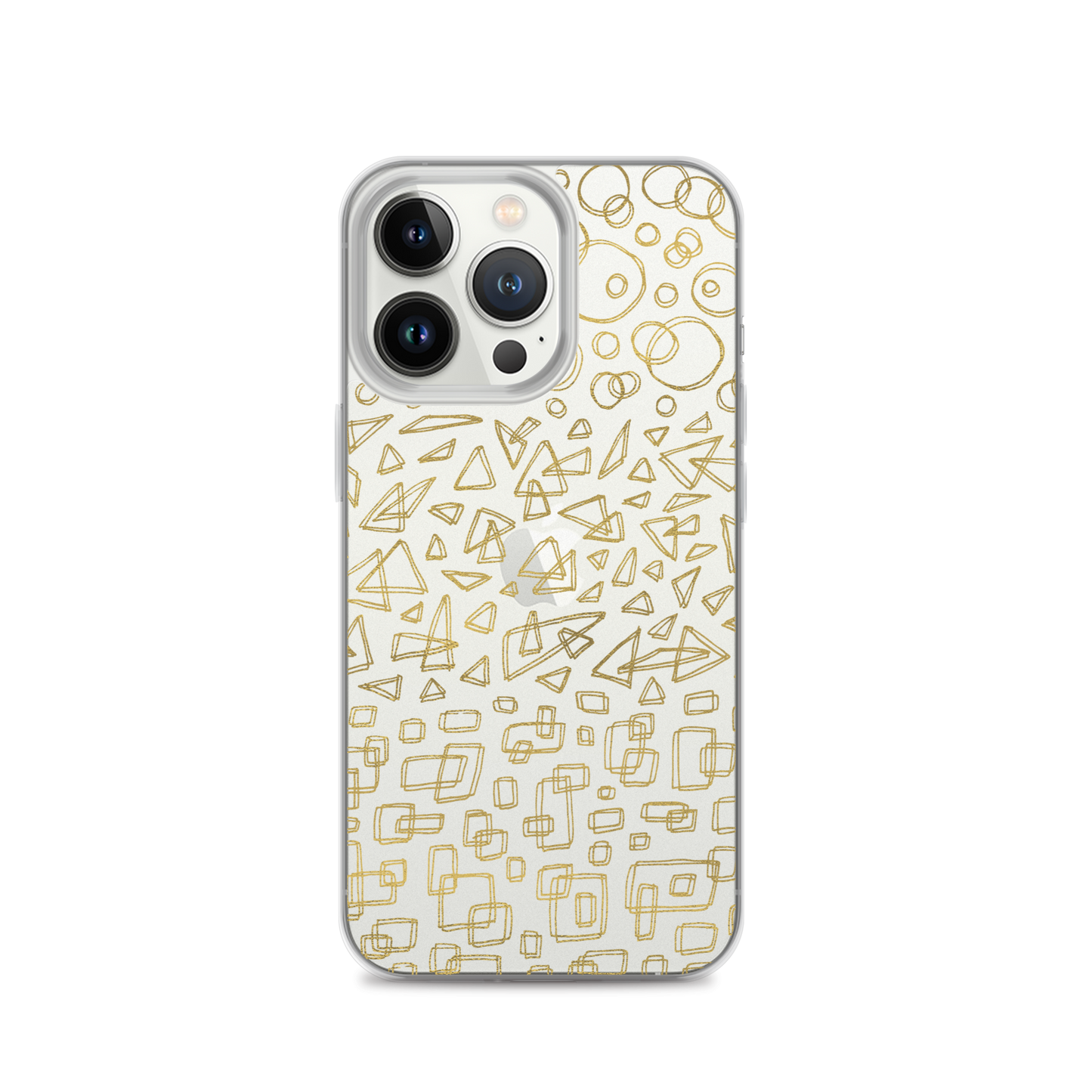 Geometrinity Gold Clear Case for iPhone®