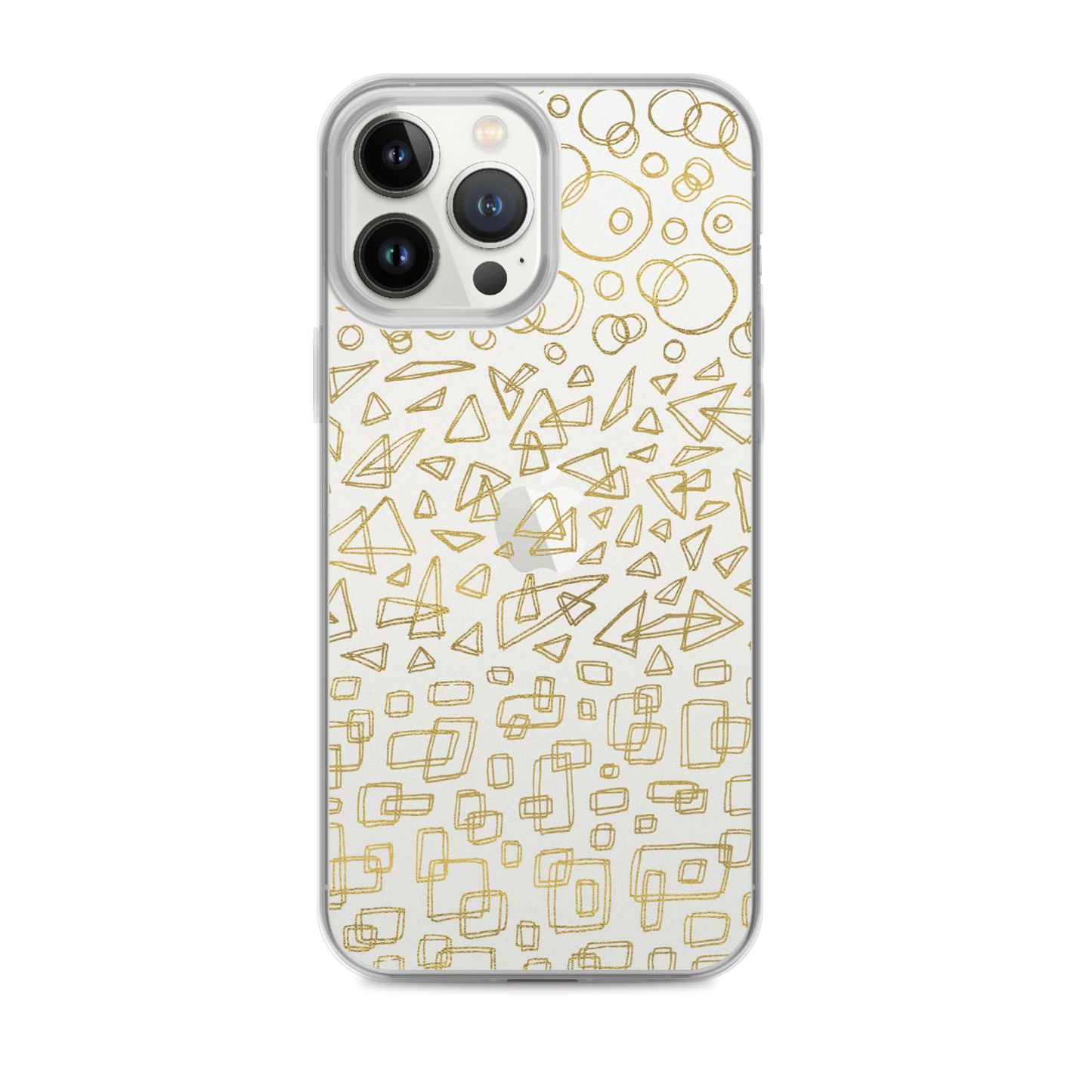 Geometrinity Gold Clear Case for iPhone®