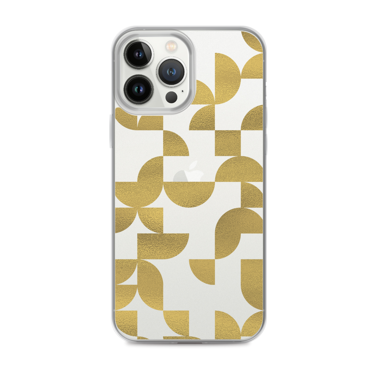 Geometria I Gold Clear Case for iPhone®