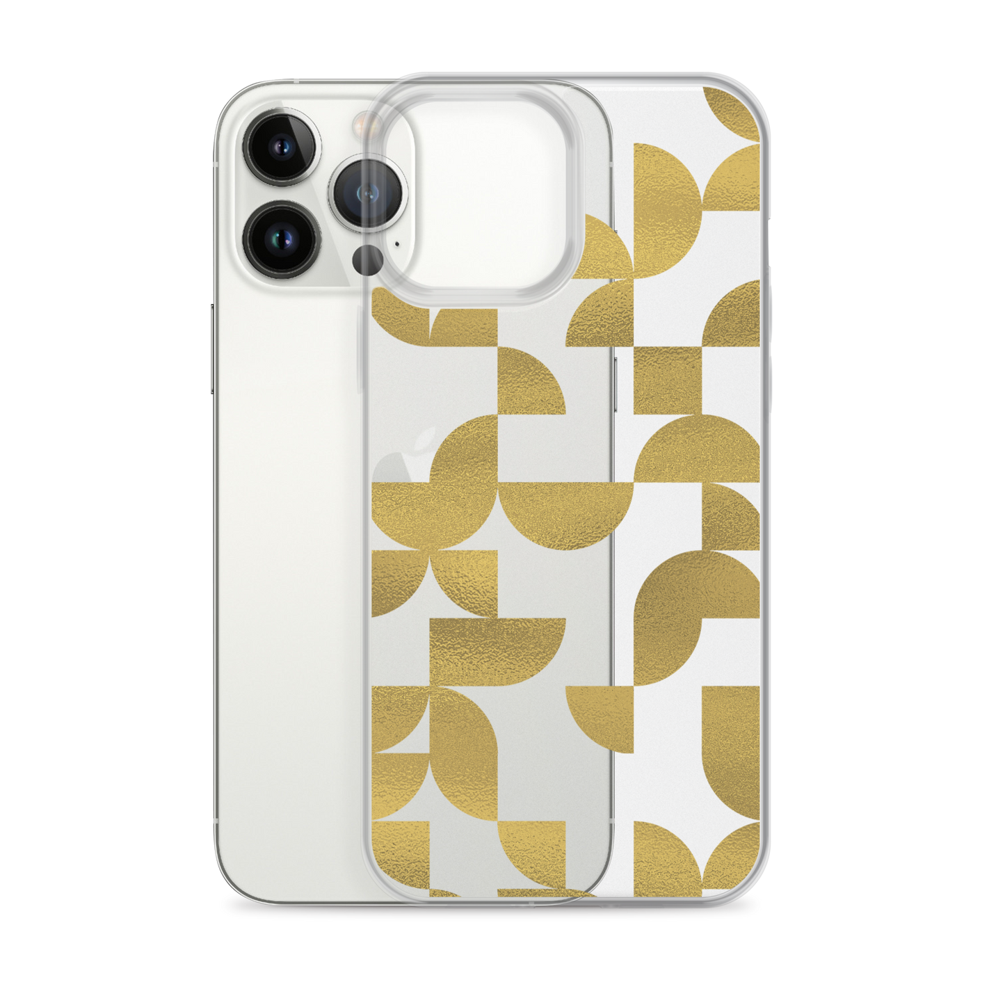 Geometria I Gold Clear Case for iPhone®