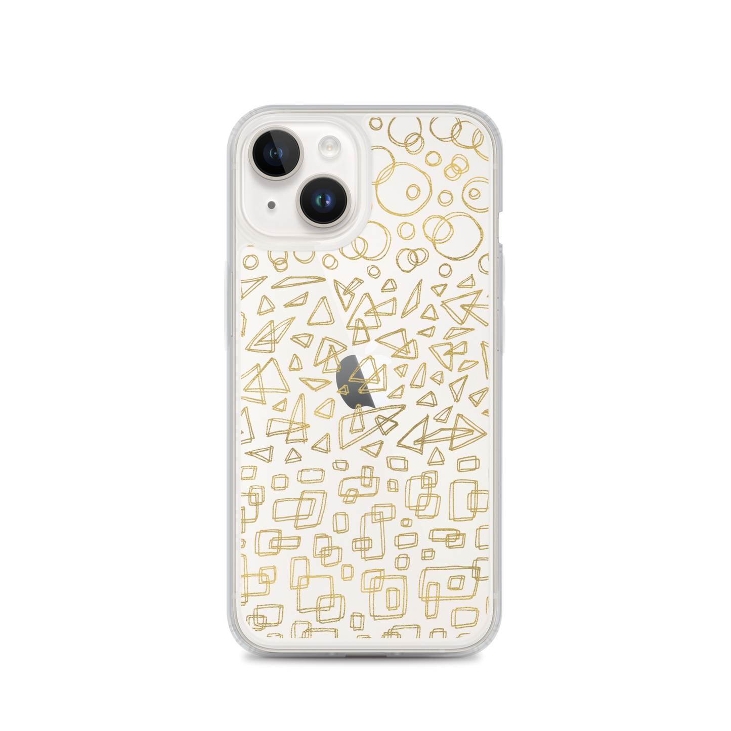 Geometrinity Gold Clear Case for iPhone®