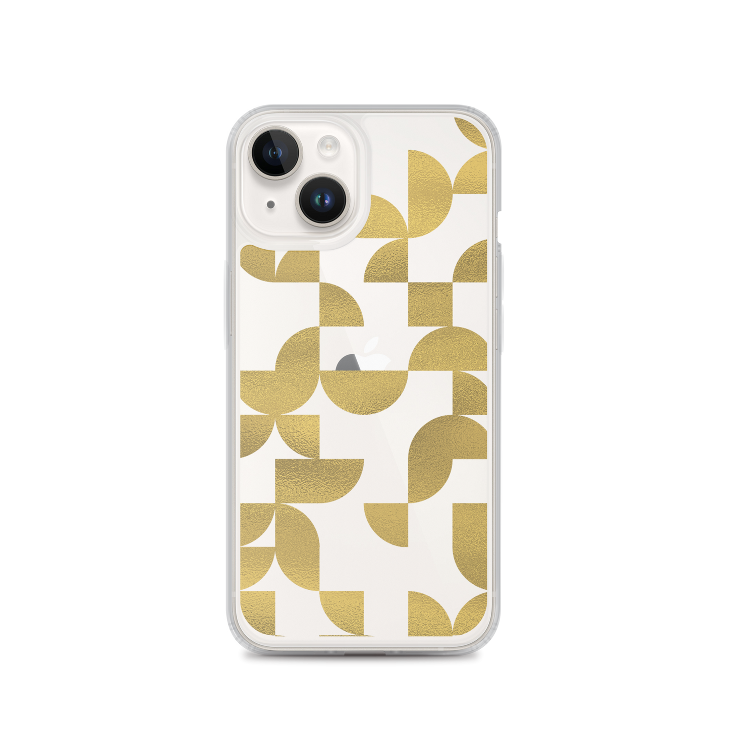 Geometria I Gold Clear Case for iPhone®