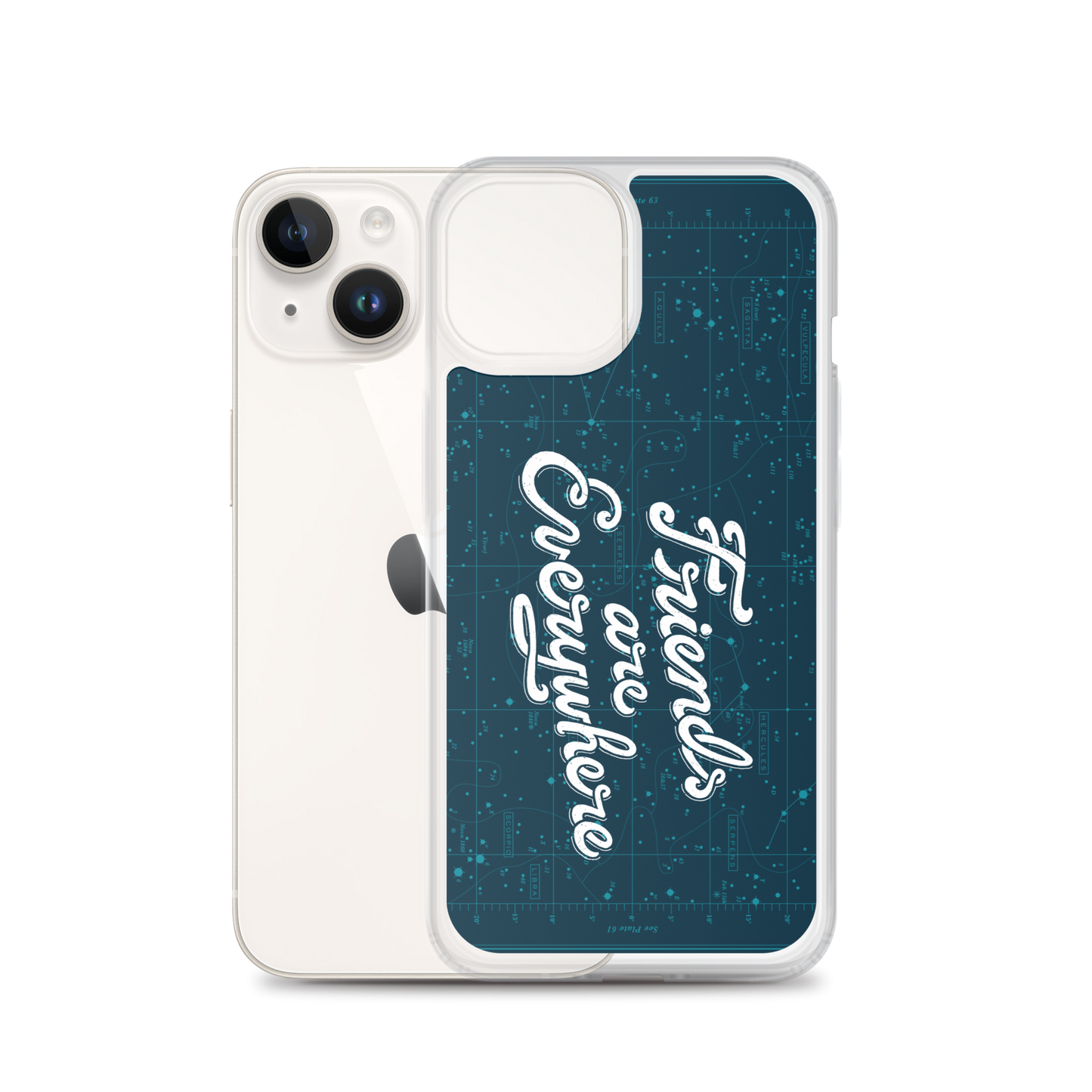 Friends Are Everywhere Clear Case for iPhone®