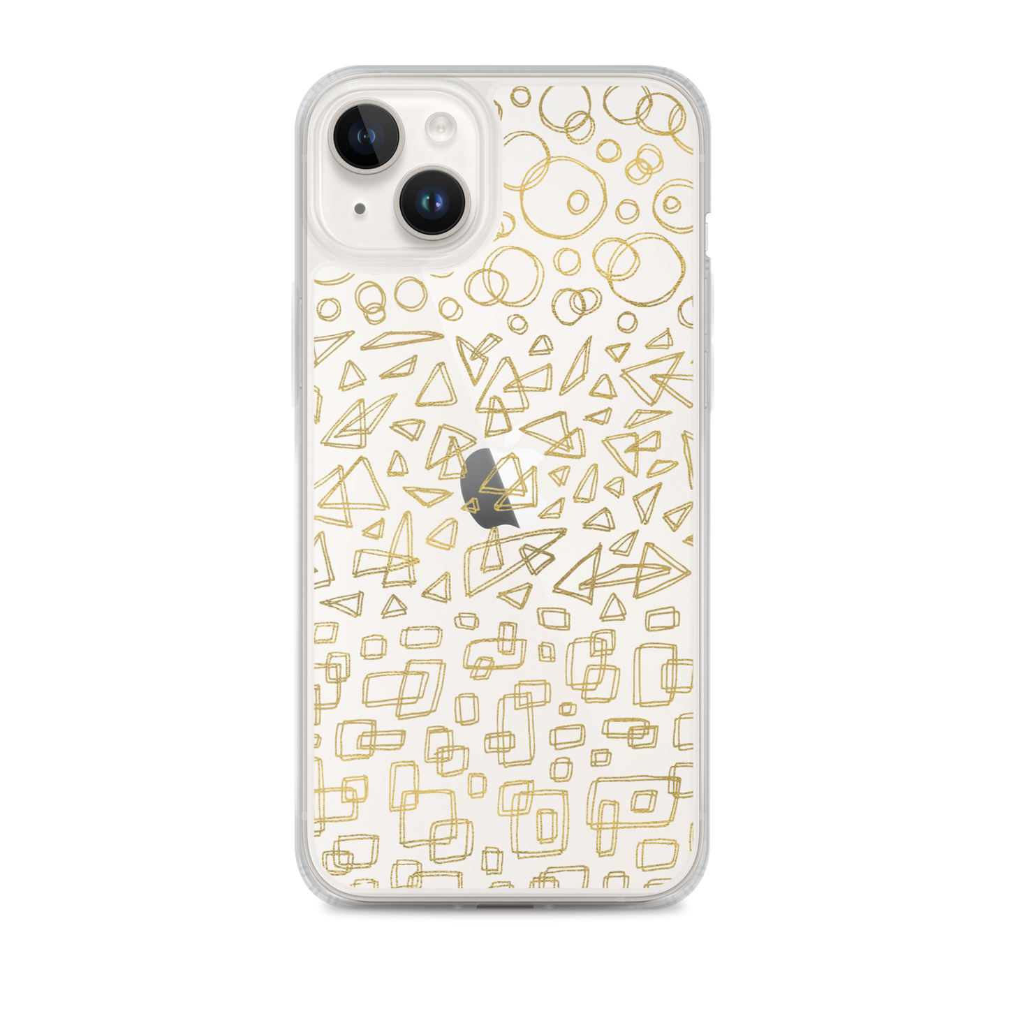 Geometrinity Gold Clear Case for iPhone®
