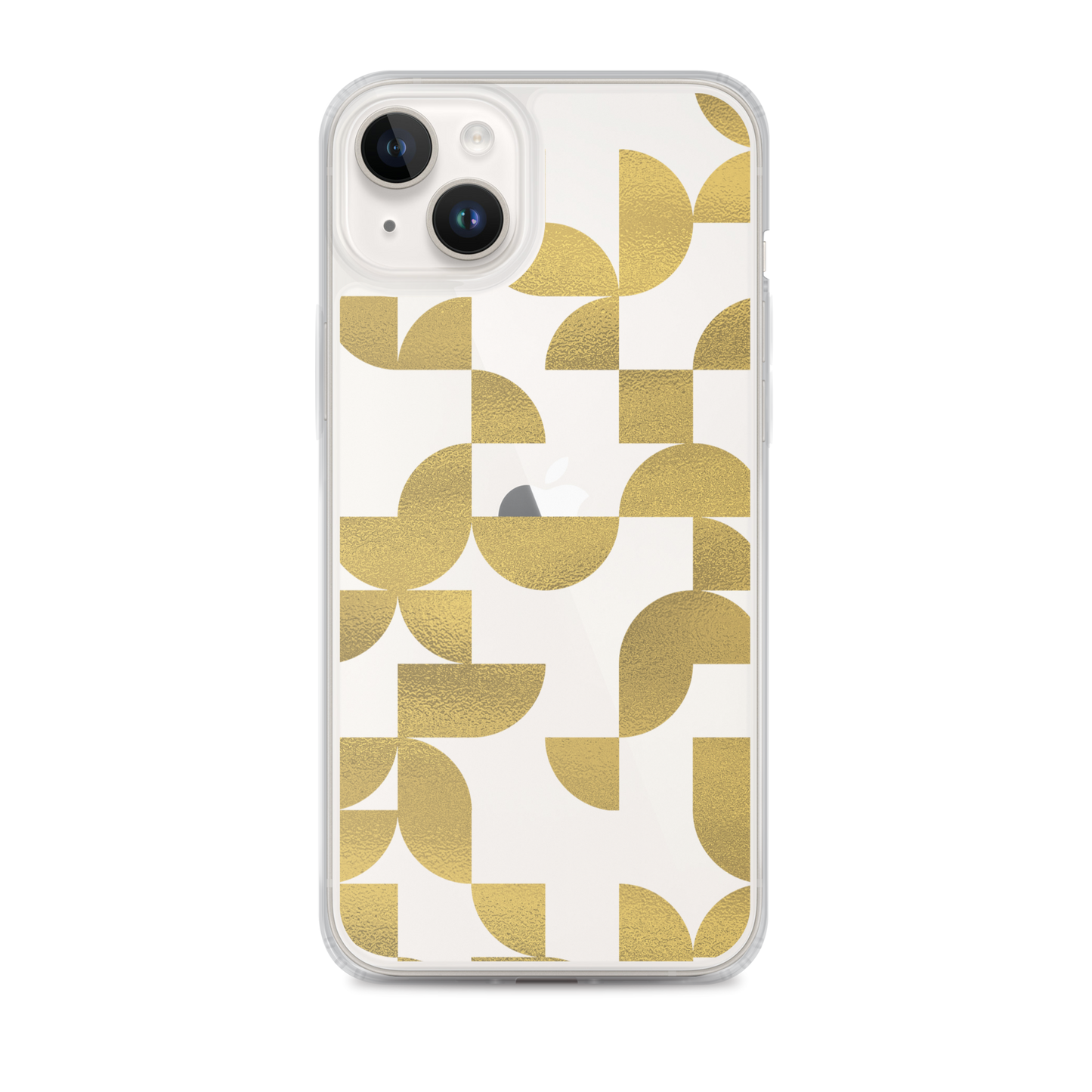 Geometria I Gold Clear Case for iPhone®