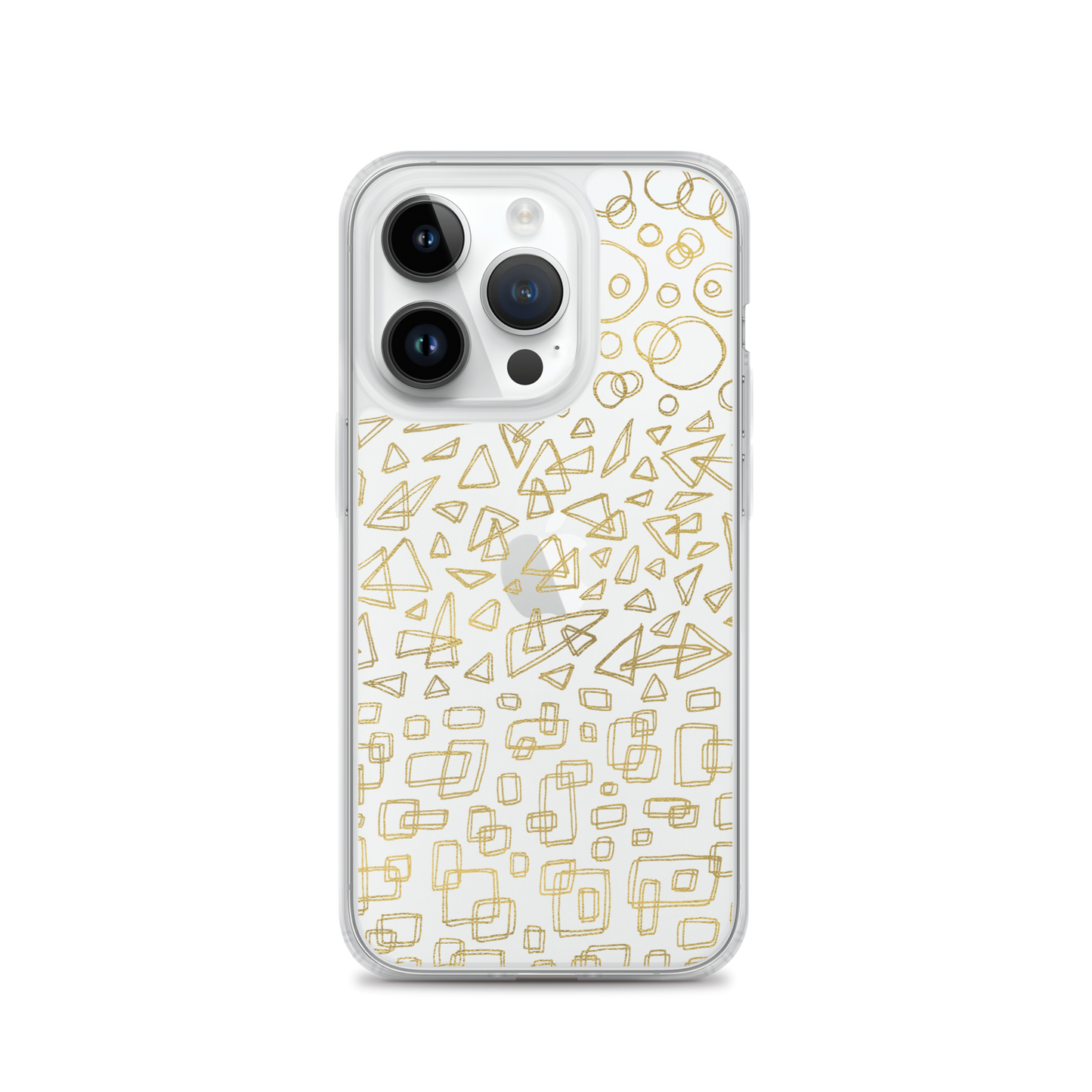 Geometrinity Gold Clear Case for iPhone®