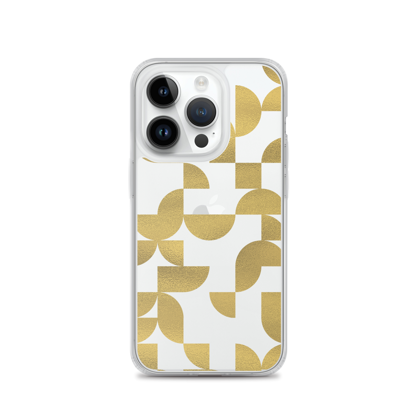 Geometria I Gold Clear Case for iPhone®
