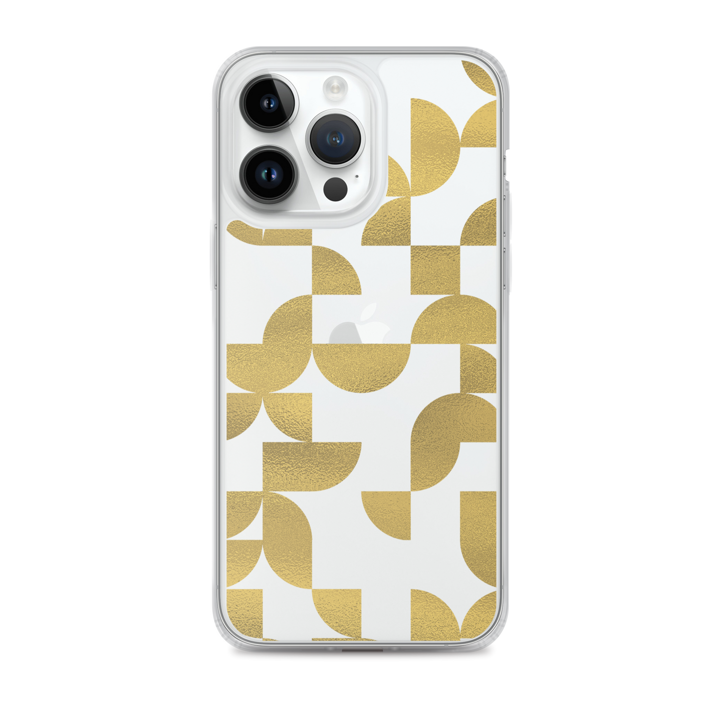 Geometria I Gold Clear Case for iPhone®
