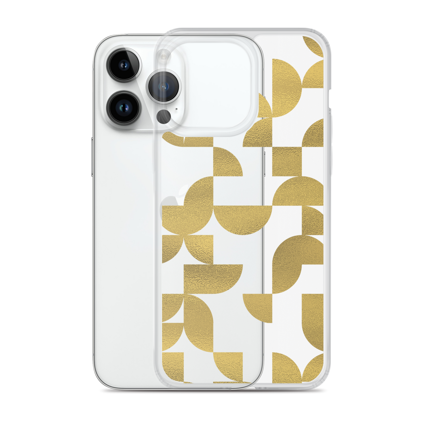 Geometria I Gold Clear Case for iPhone®
