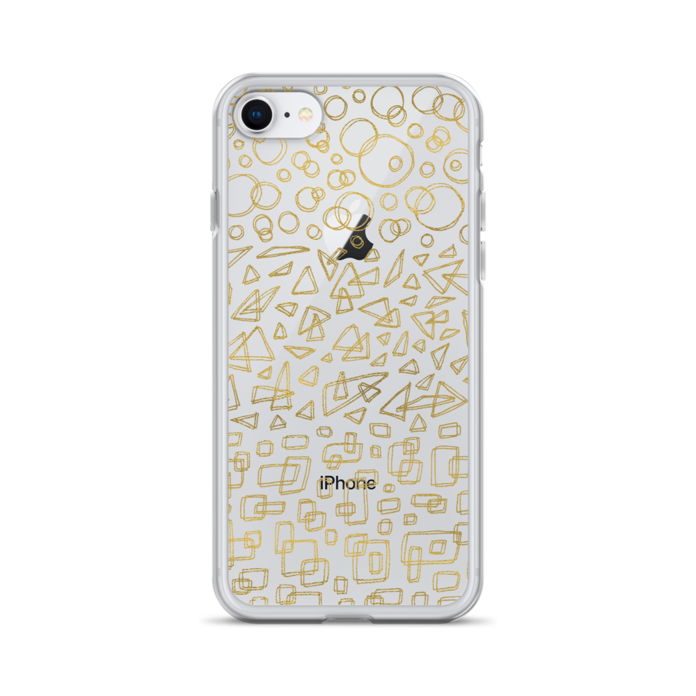 Geometrinity Gold Clear Case for iPhone®