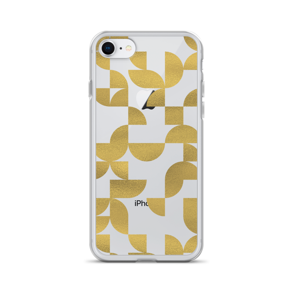 Geometria I Gold Clear Case for iPhone®