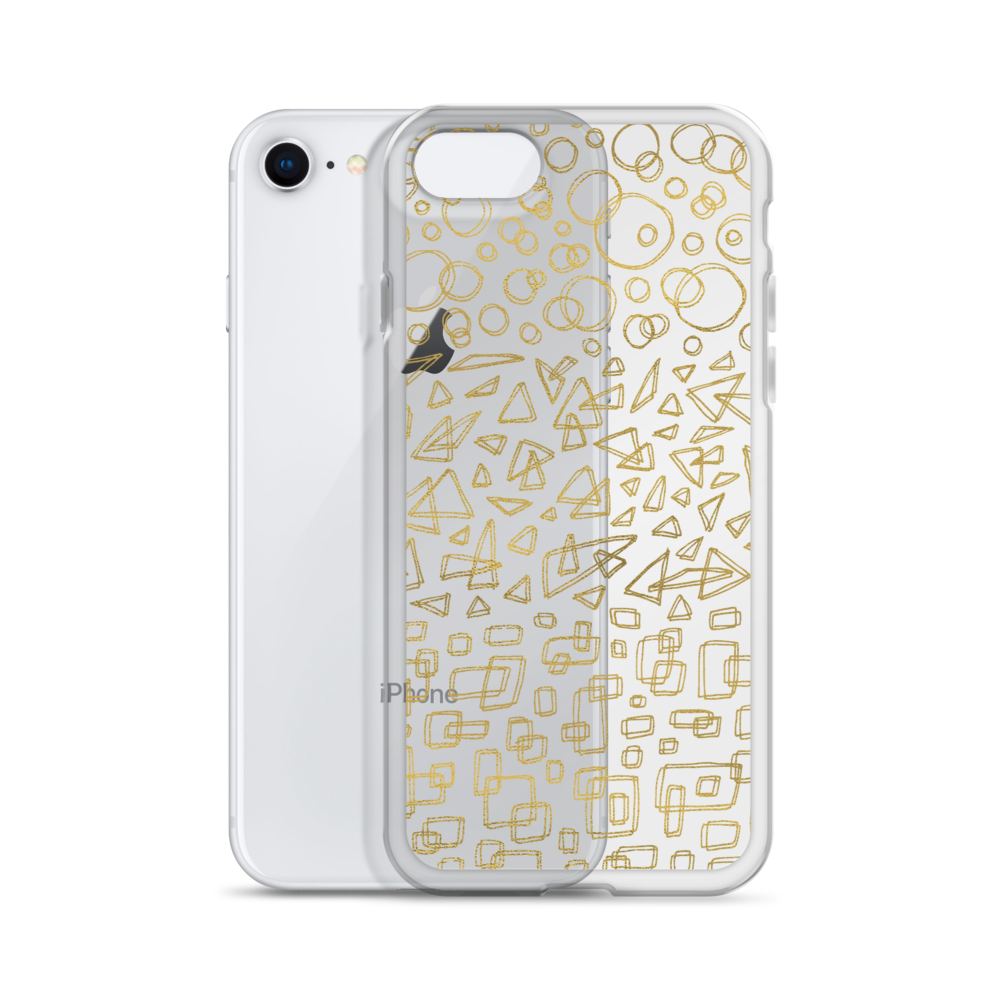Geometrinity Gold Clear Case for iPhone®