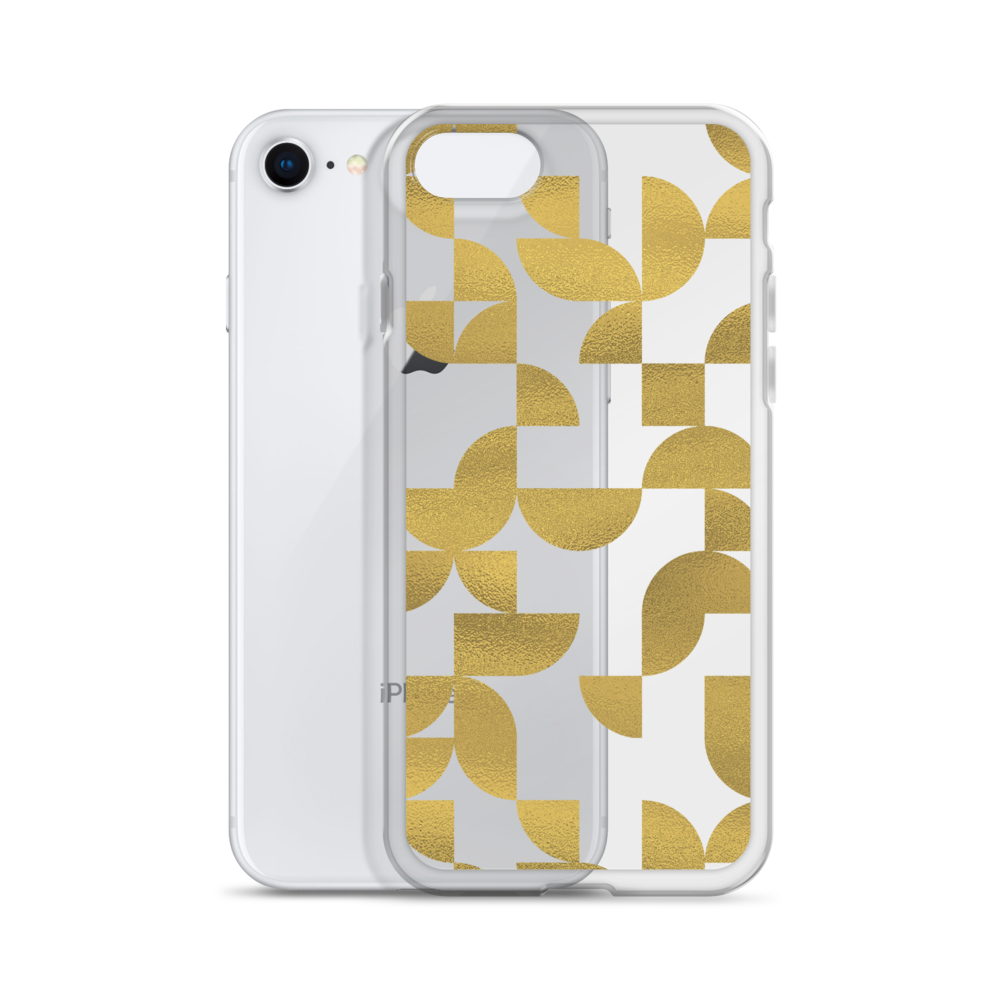 Geometria I Gold Clear Case for iPhone®