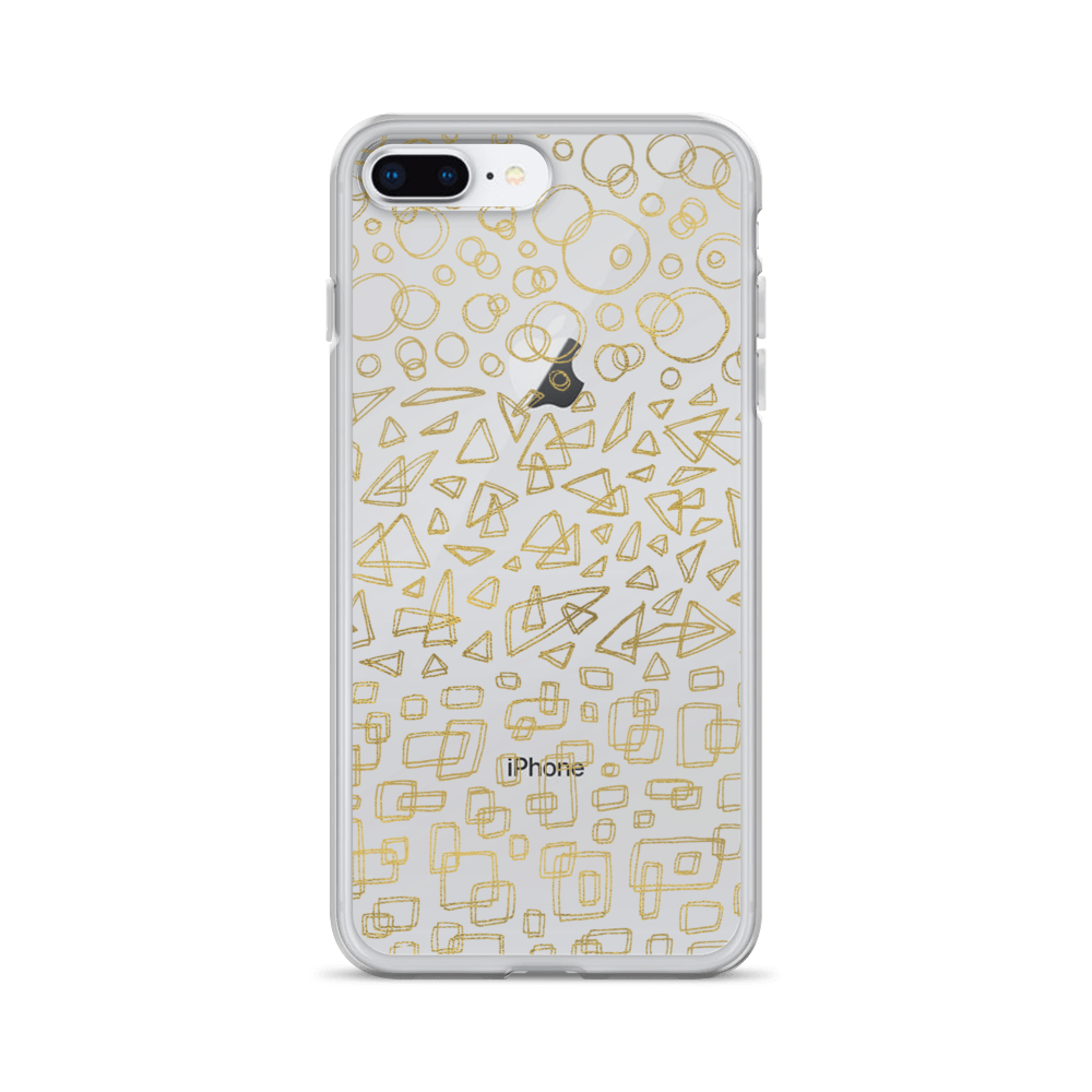Geometrinity Gold Clear Case for iPhone®