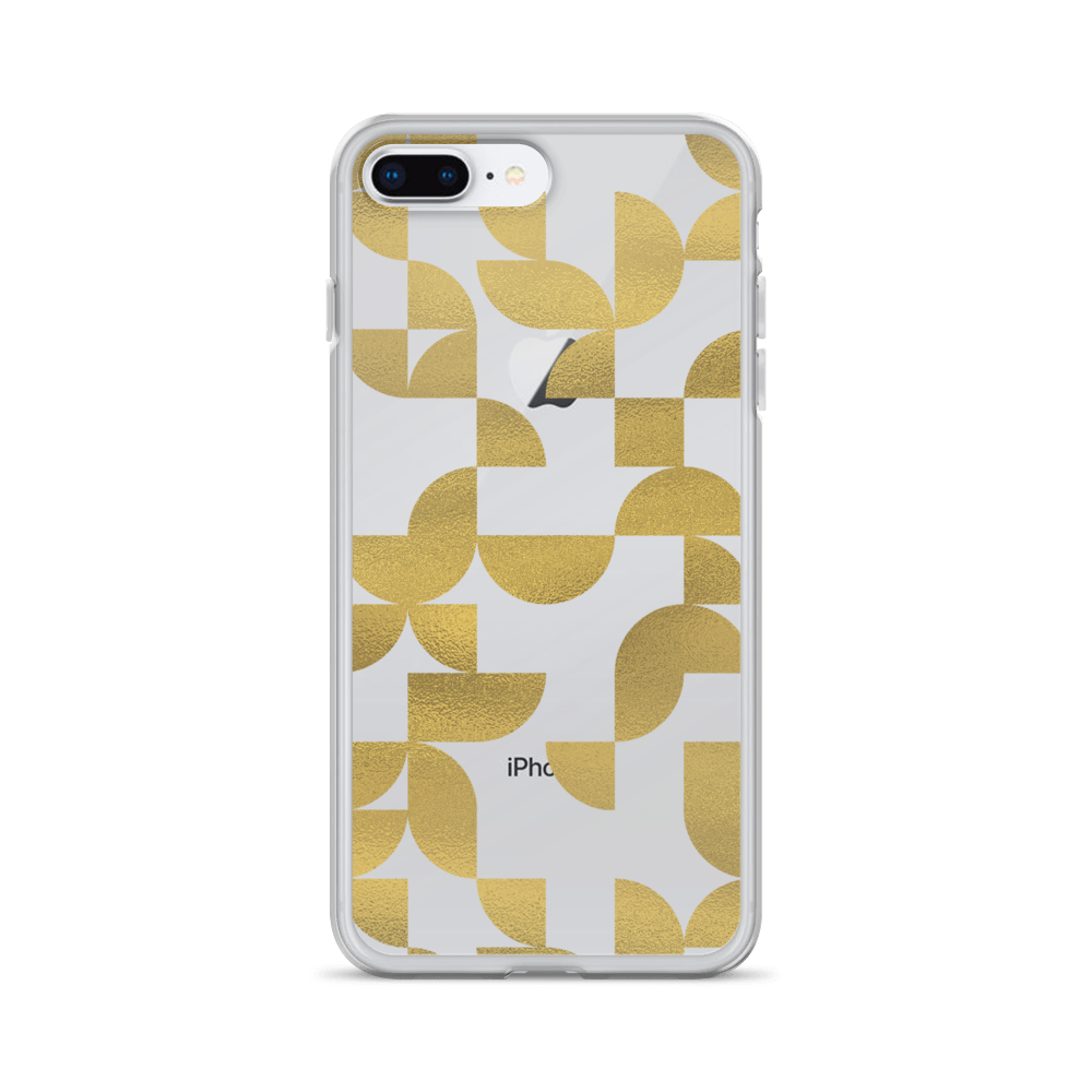Geometria I Gold Clear Case for iPhone®
