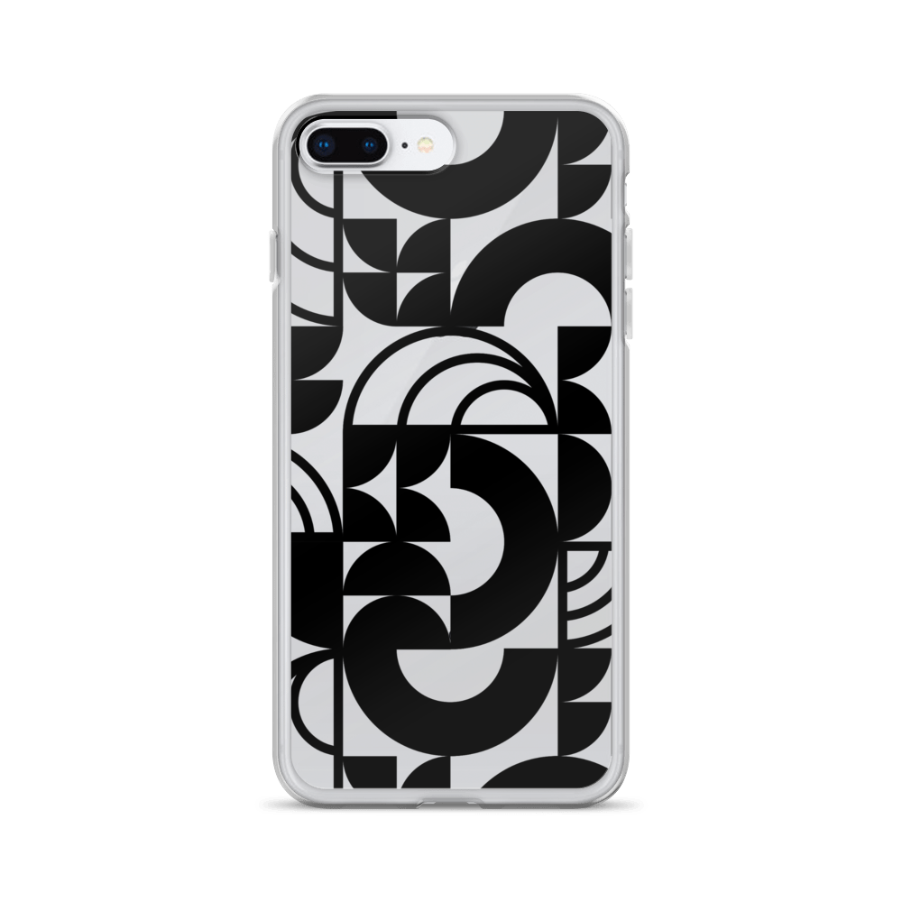 Geometria II Black Clear Case for iPhone®