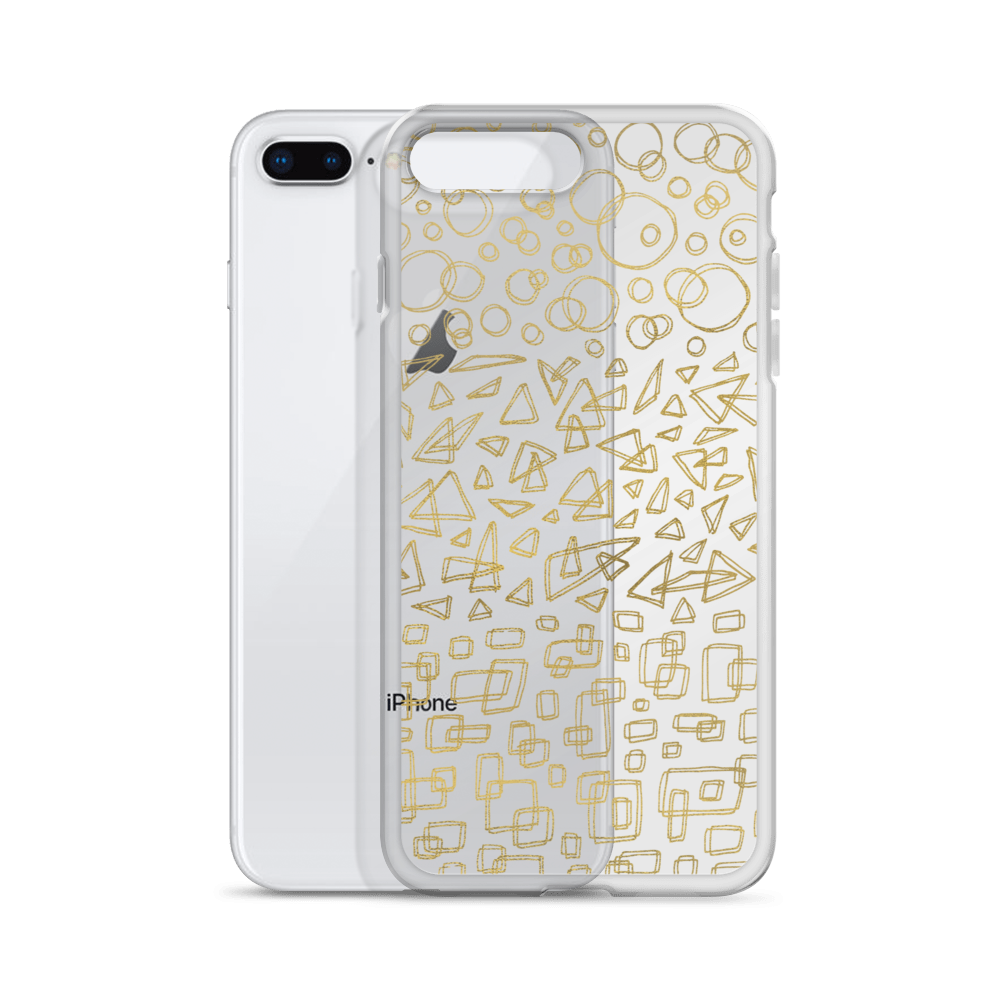 Geometrinity Gold Clear Case for iPhone®