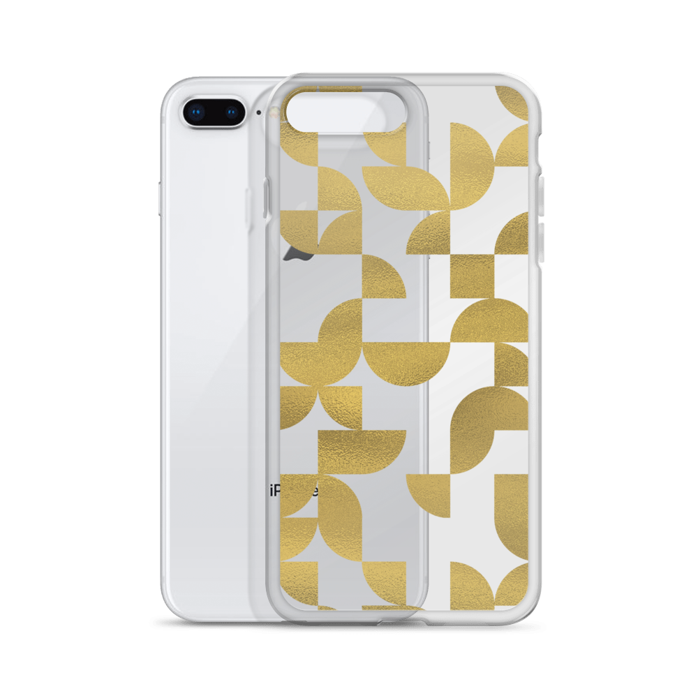 Geometria I Gold Clear Case for iPhone®