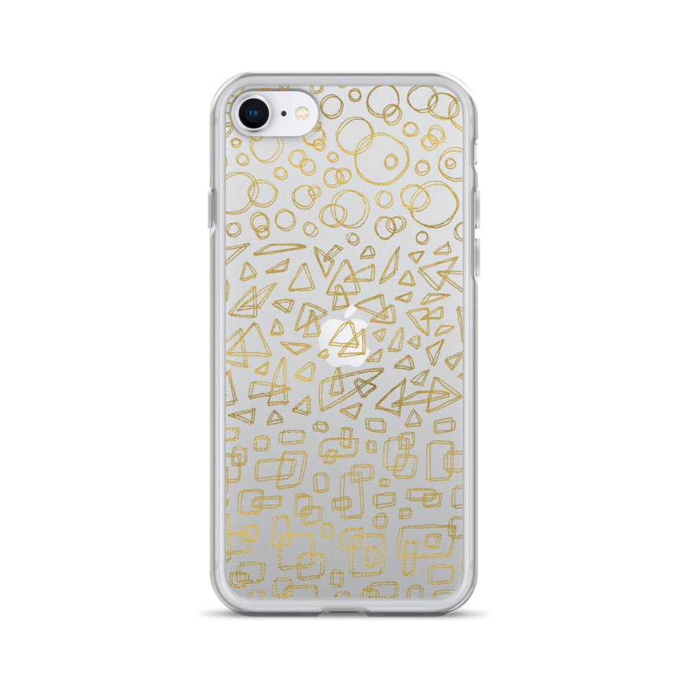 Geometrinity Gold Clear Case for iPhone®