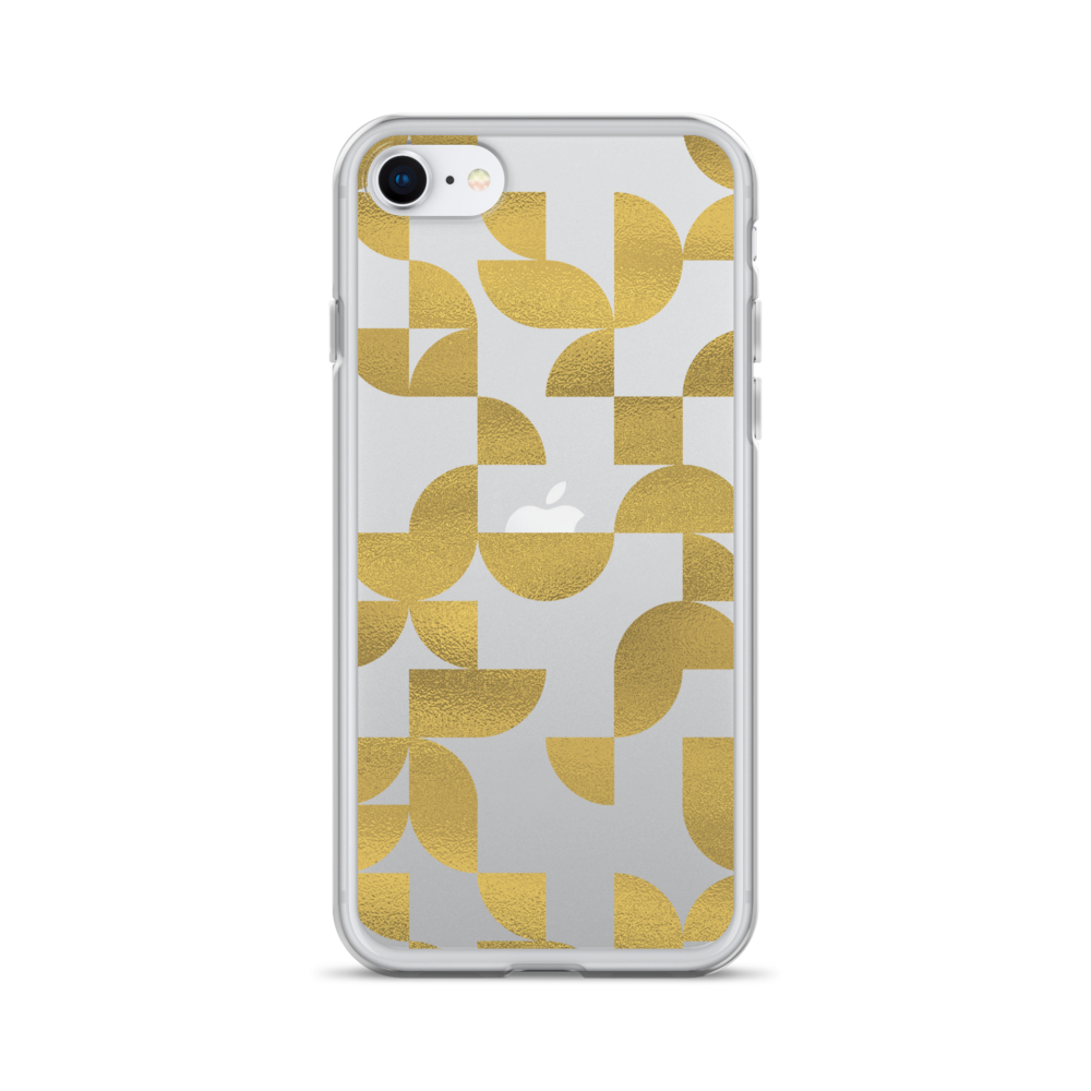 Geometria I Gold Clear Case for iPhone®