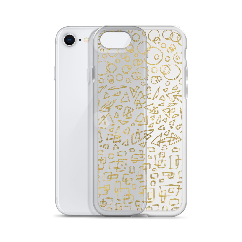 Geometrinity Gold Clear Case for iPhone®
