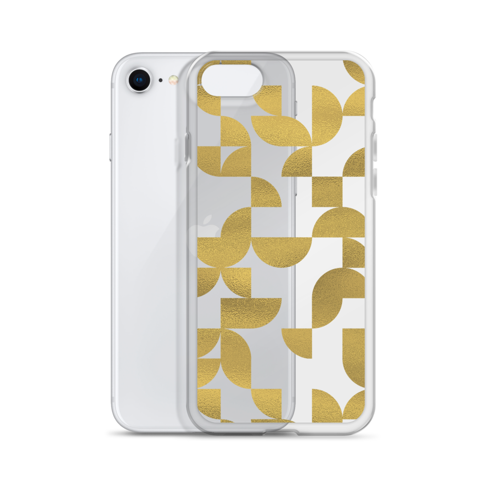 Geometria I Gold Clear Case for iPhone®