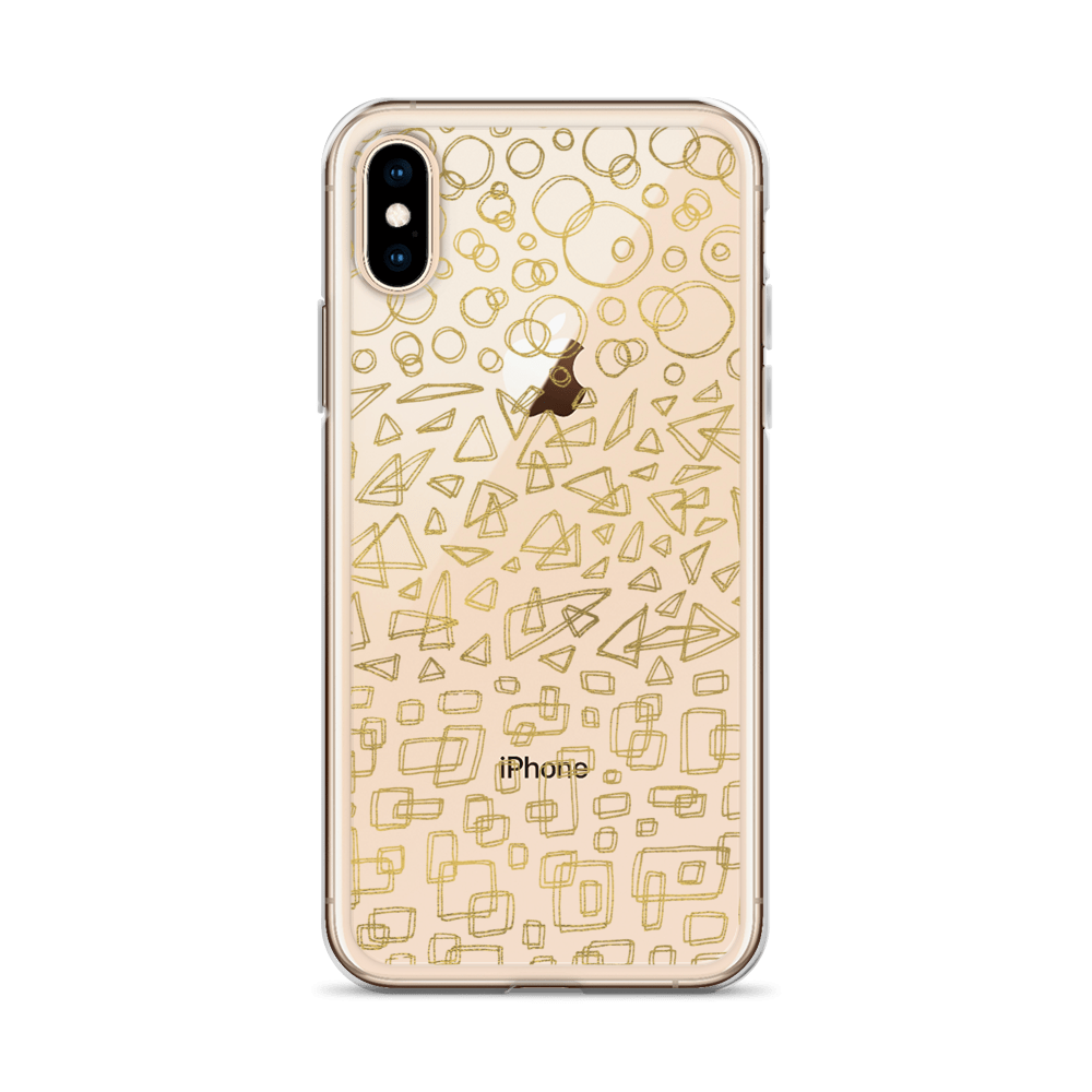 Geometrinity Gold Clear Case for iPhone®