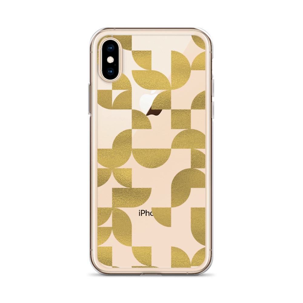 Geometria I Gold Clear Case for iPhone®