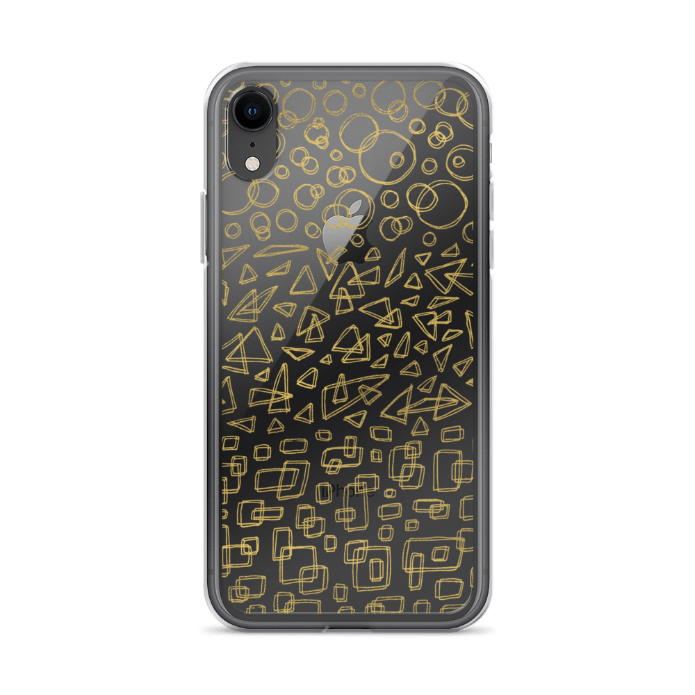 Geometrinity Gold Clear Case for iPhone®